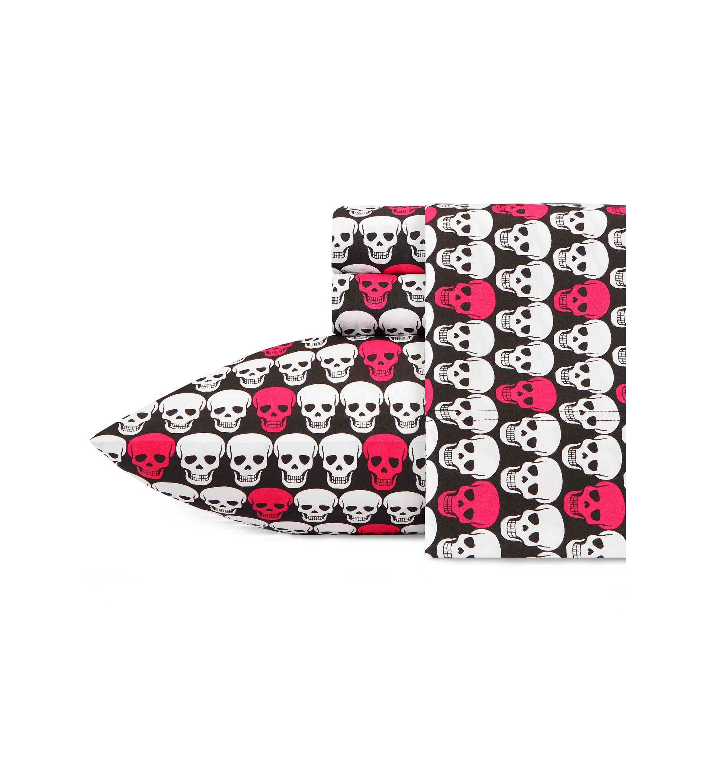 Skulls 3-Piece Graphic Sheet Set
