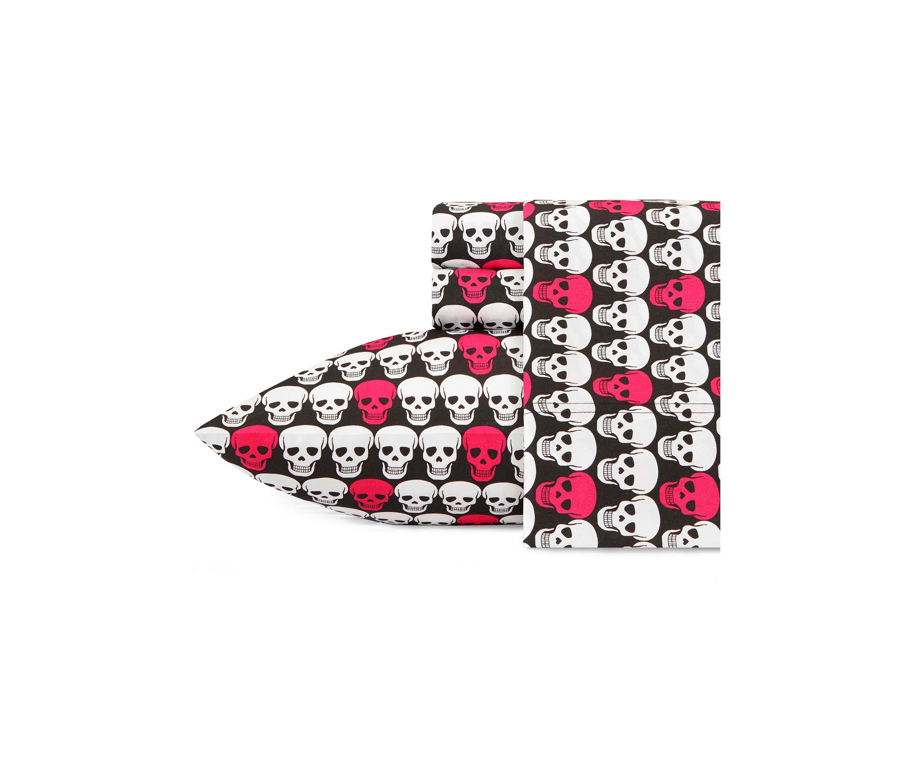 Skulls 3-Piece Graphic Sheet Set