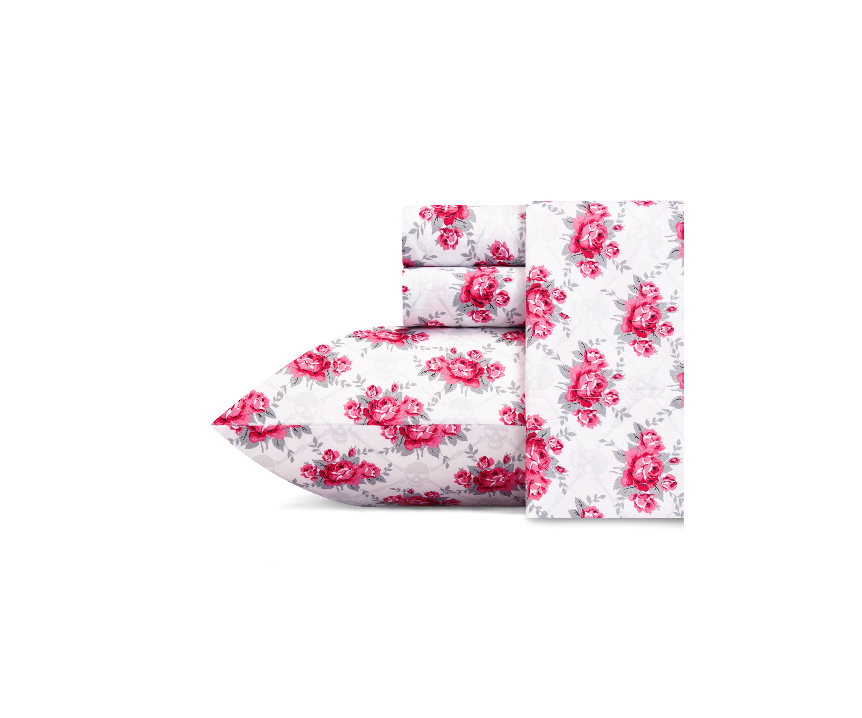 Skull Rose Trellis Sheet Set