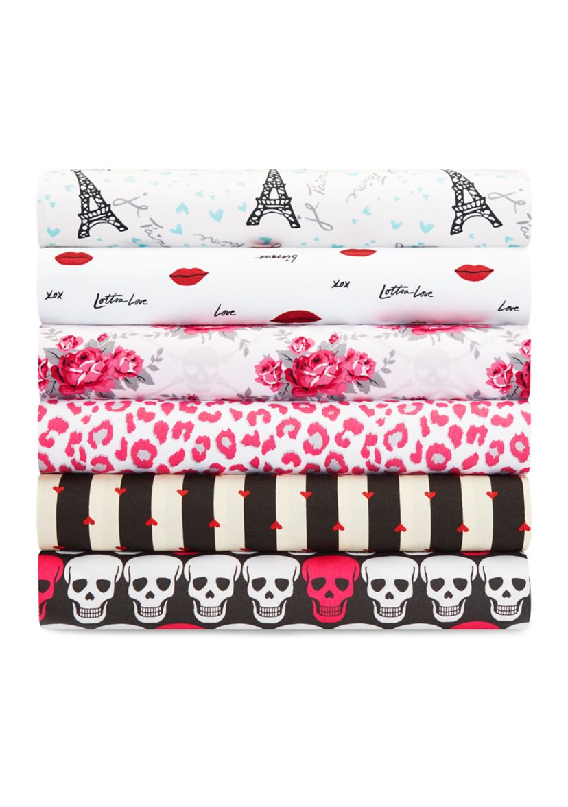 Skull Rose Trellis Sheet Set