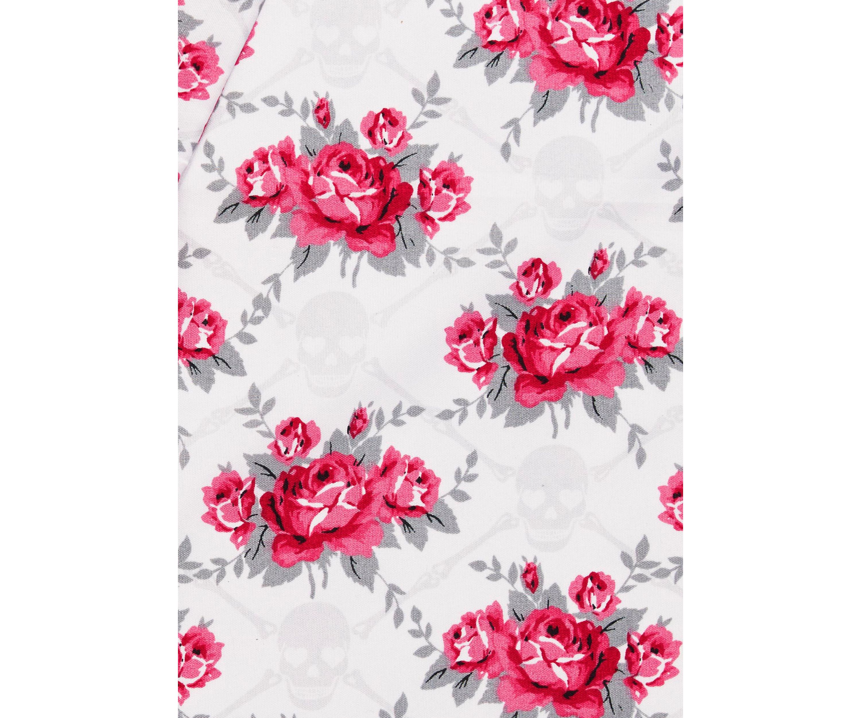 Skull Rose Trellis Sheet Set
