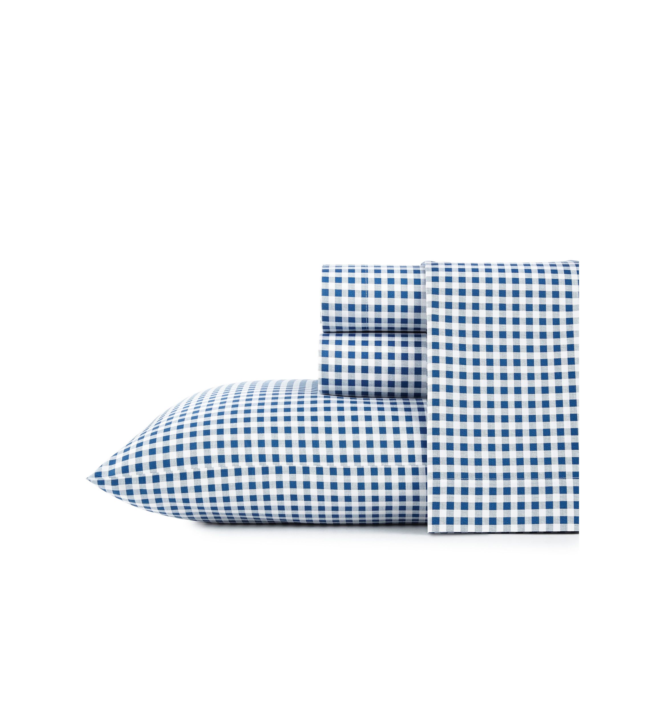Gingham Plaid Cotton Sheet Set
