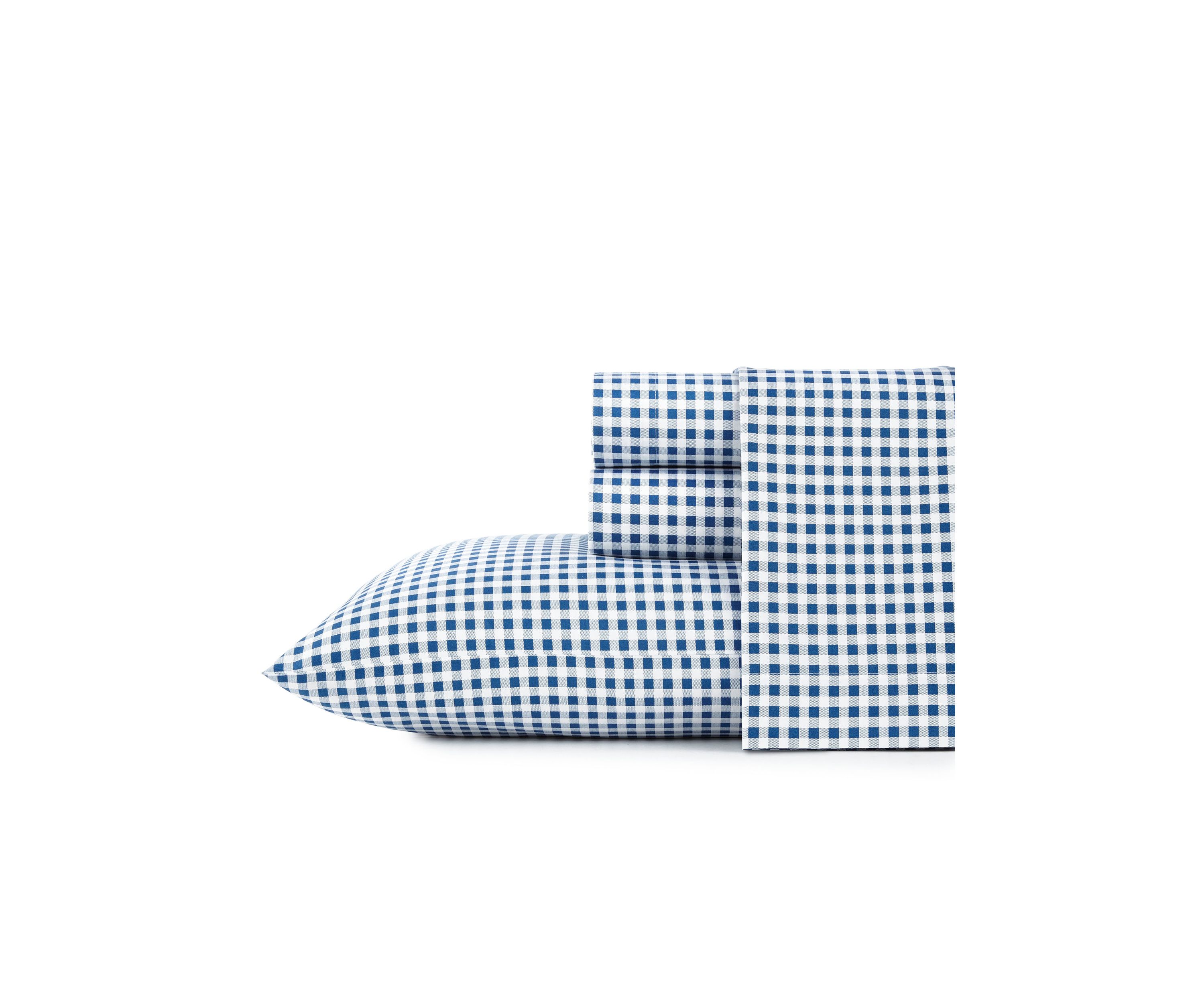 Gingham Plaid Cotton Sheet Set