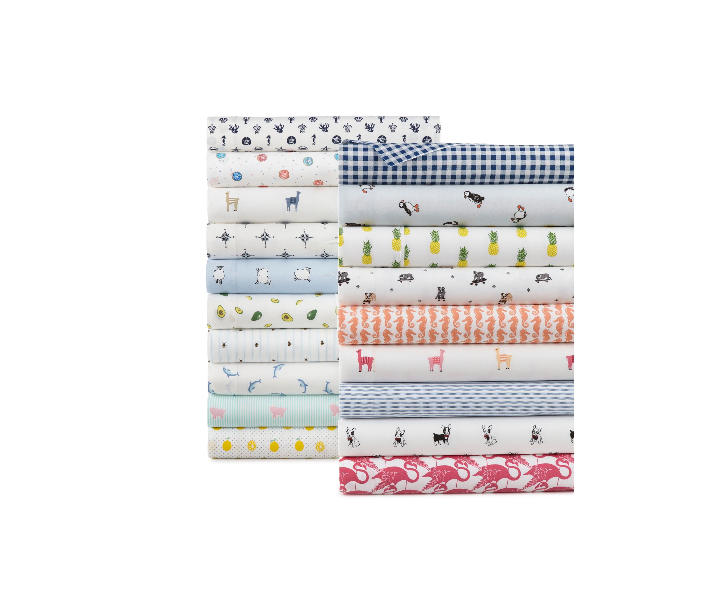 Gingham Plaid Cotton Sheet Set