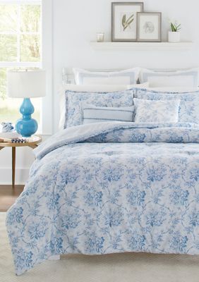 Laura Ashley Nina Cotton Comforter Bonus Set | belk