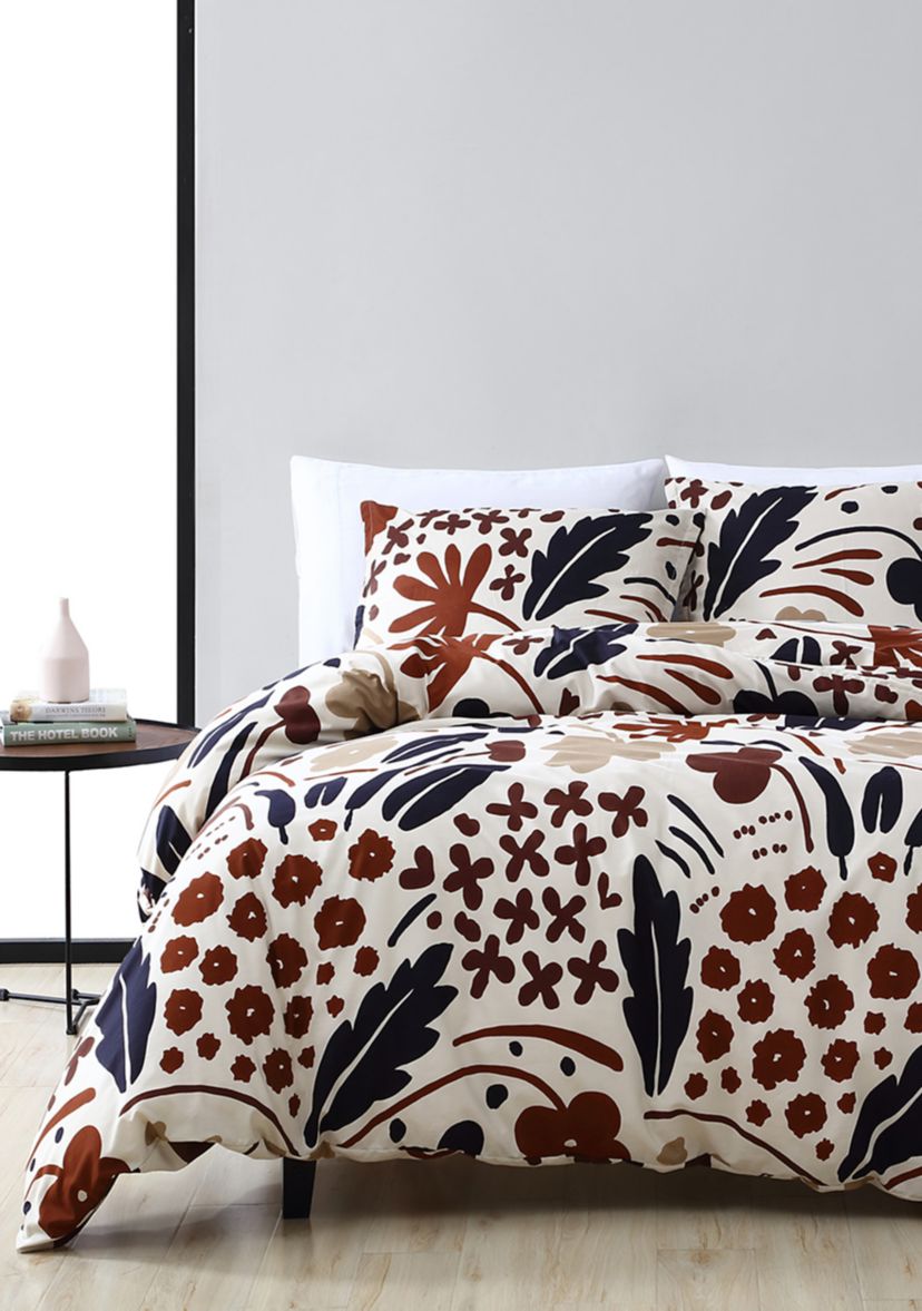 Suvi 2-Piece Floral T200 Cotton Comforter Set