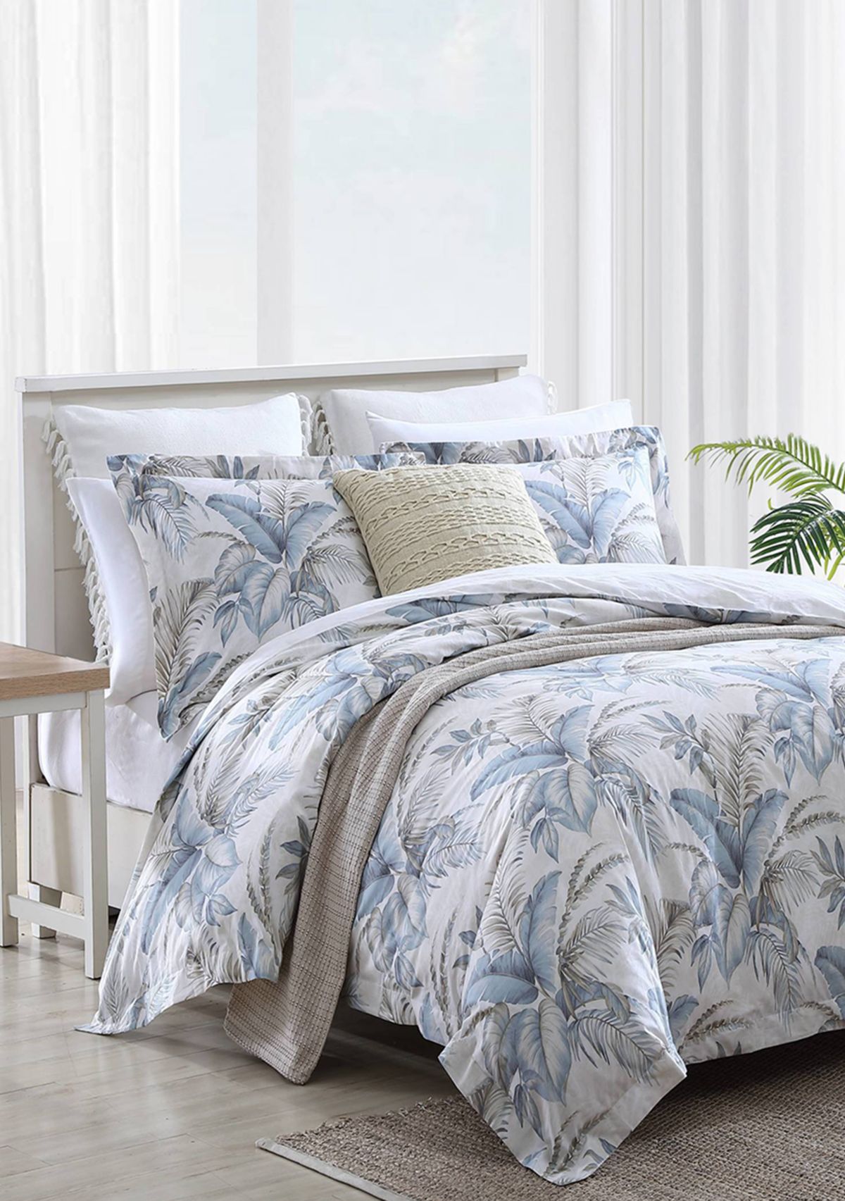 Bakers Bluff 3-Piece Botanical Cotton Comforter Set