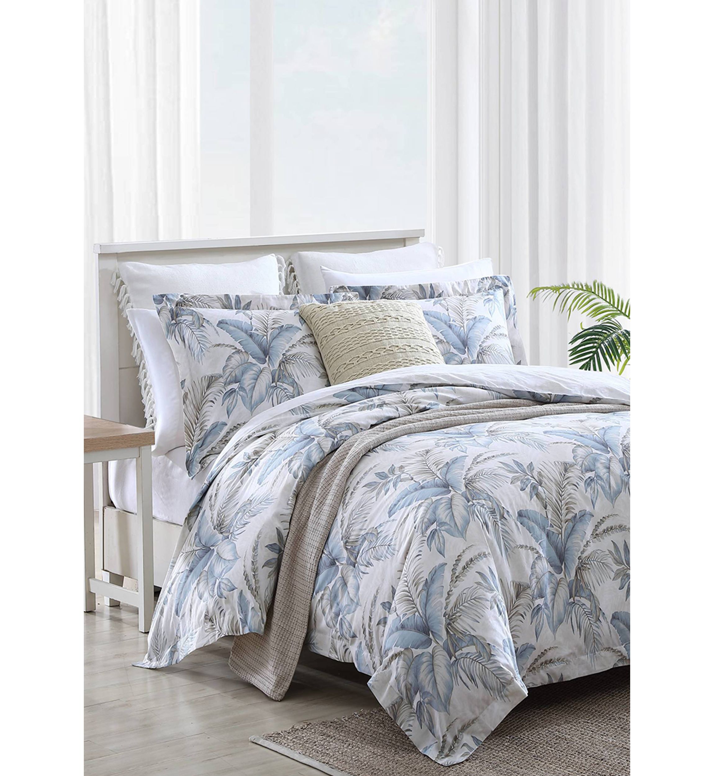 Bakers Bluff 3-Piece Botanical Cotton Comforter Set