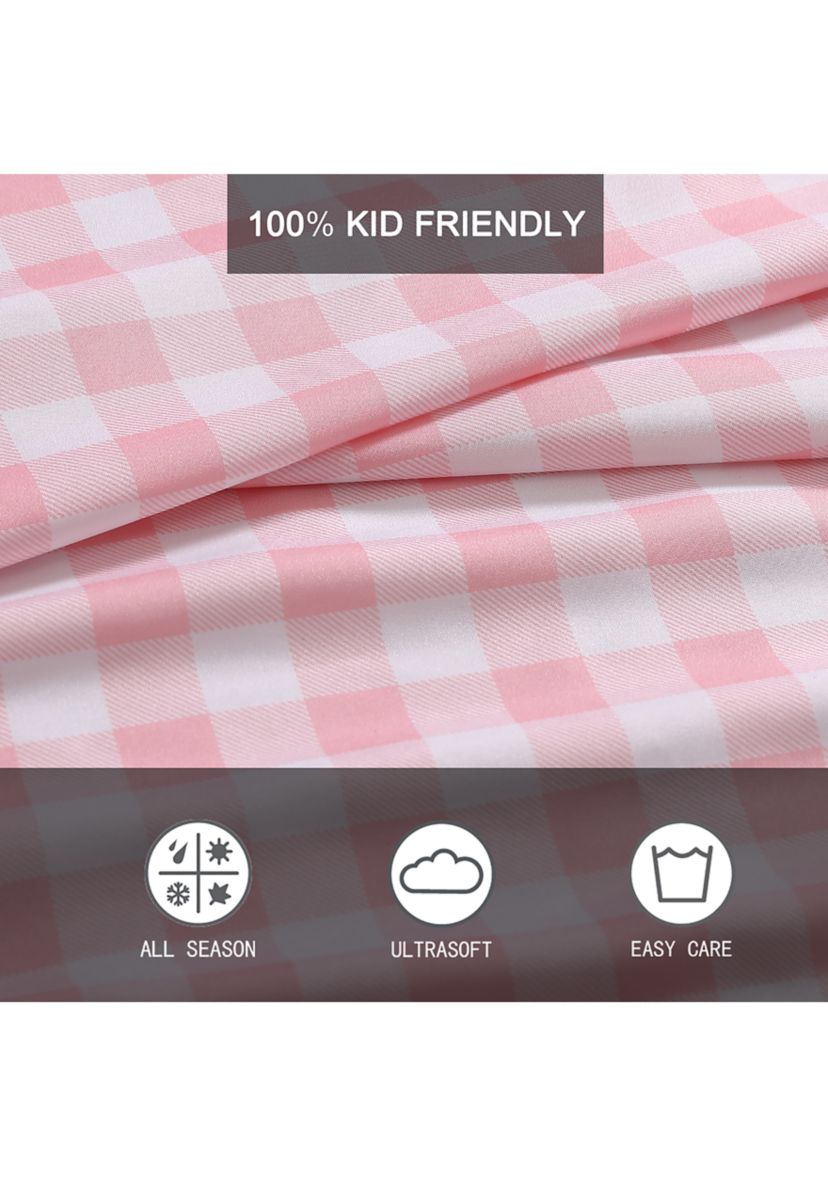 Poppy Plaid 3-Piece Sheet Set