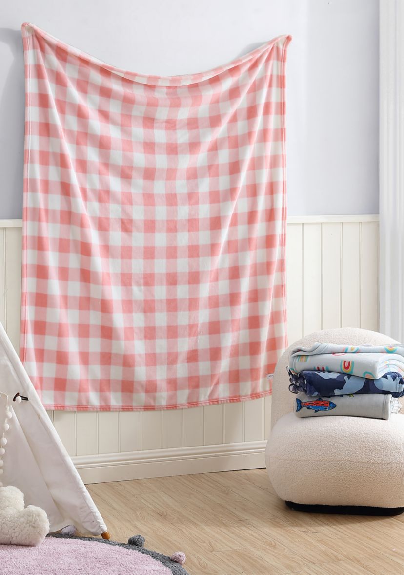 Kids Fish Lake Fleece Throw Blanket