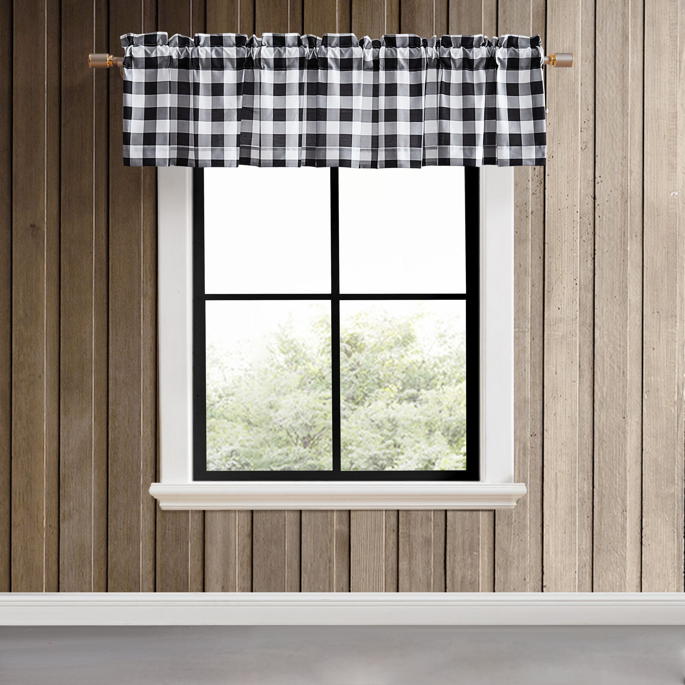 Mountain Plaid Valance