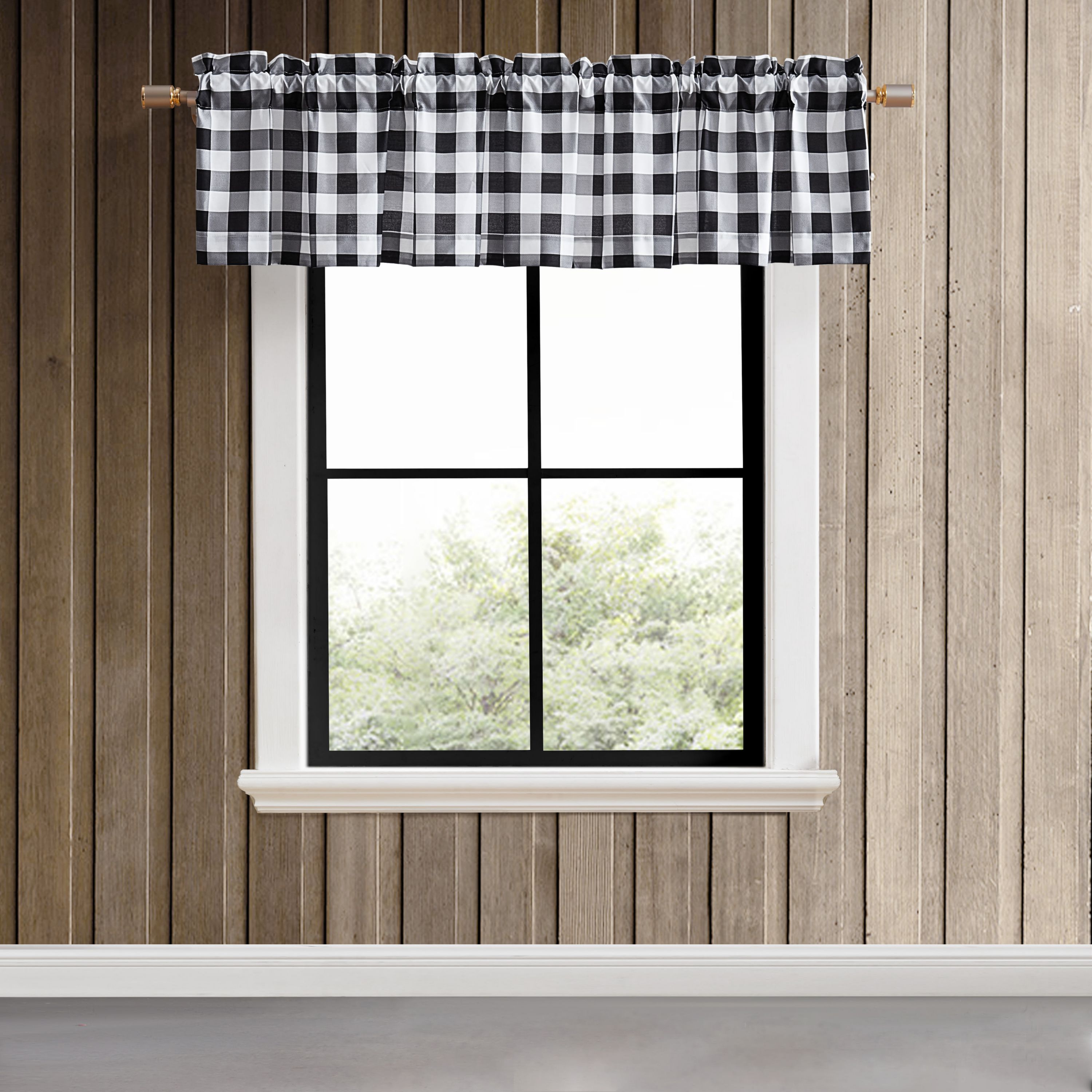 Mountain Plaid Valance