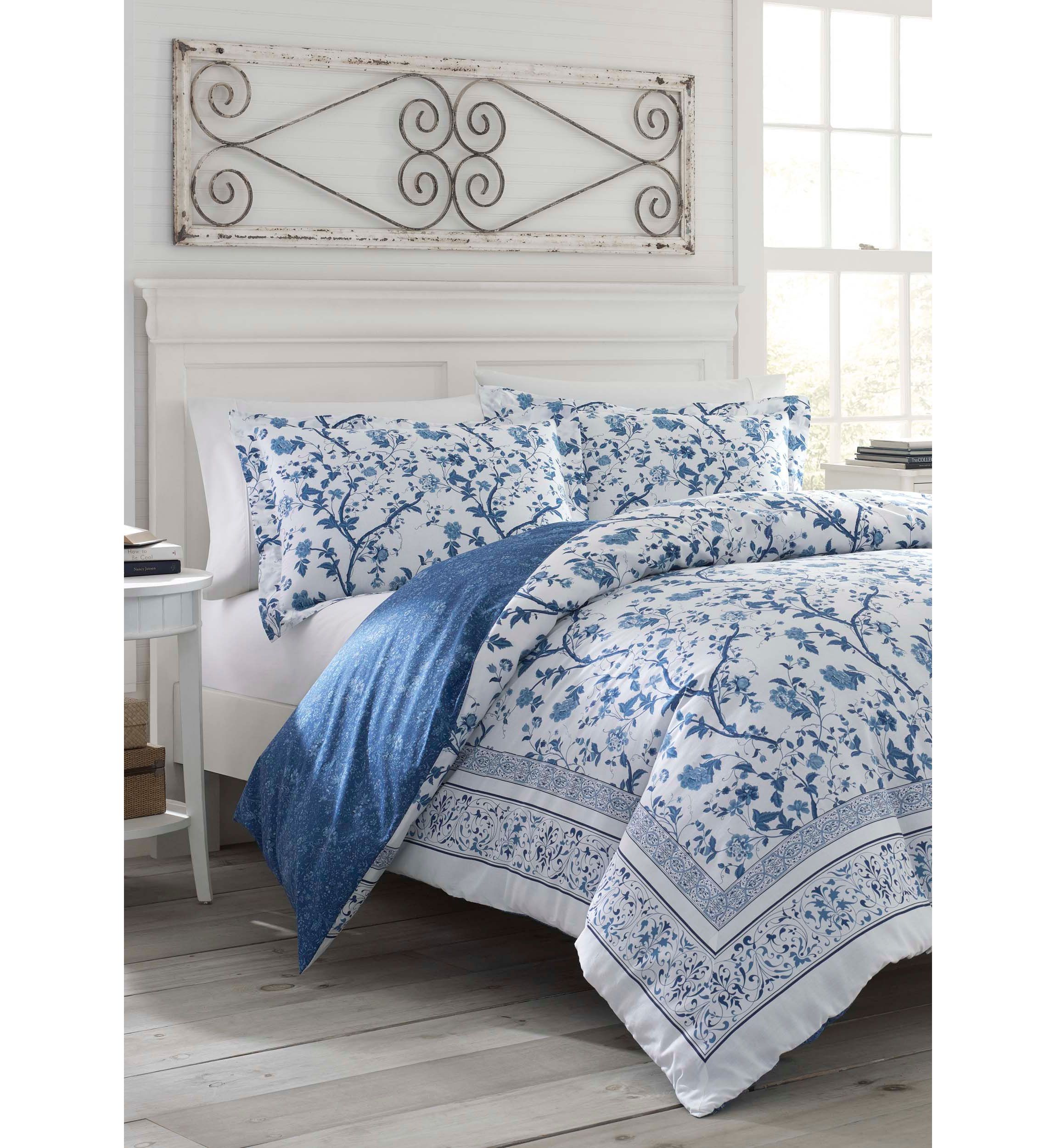 Charlotte 2-Piece Floral Cotton Duvet Cover Set