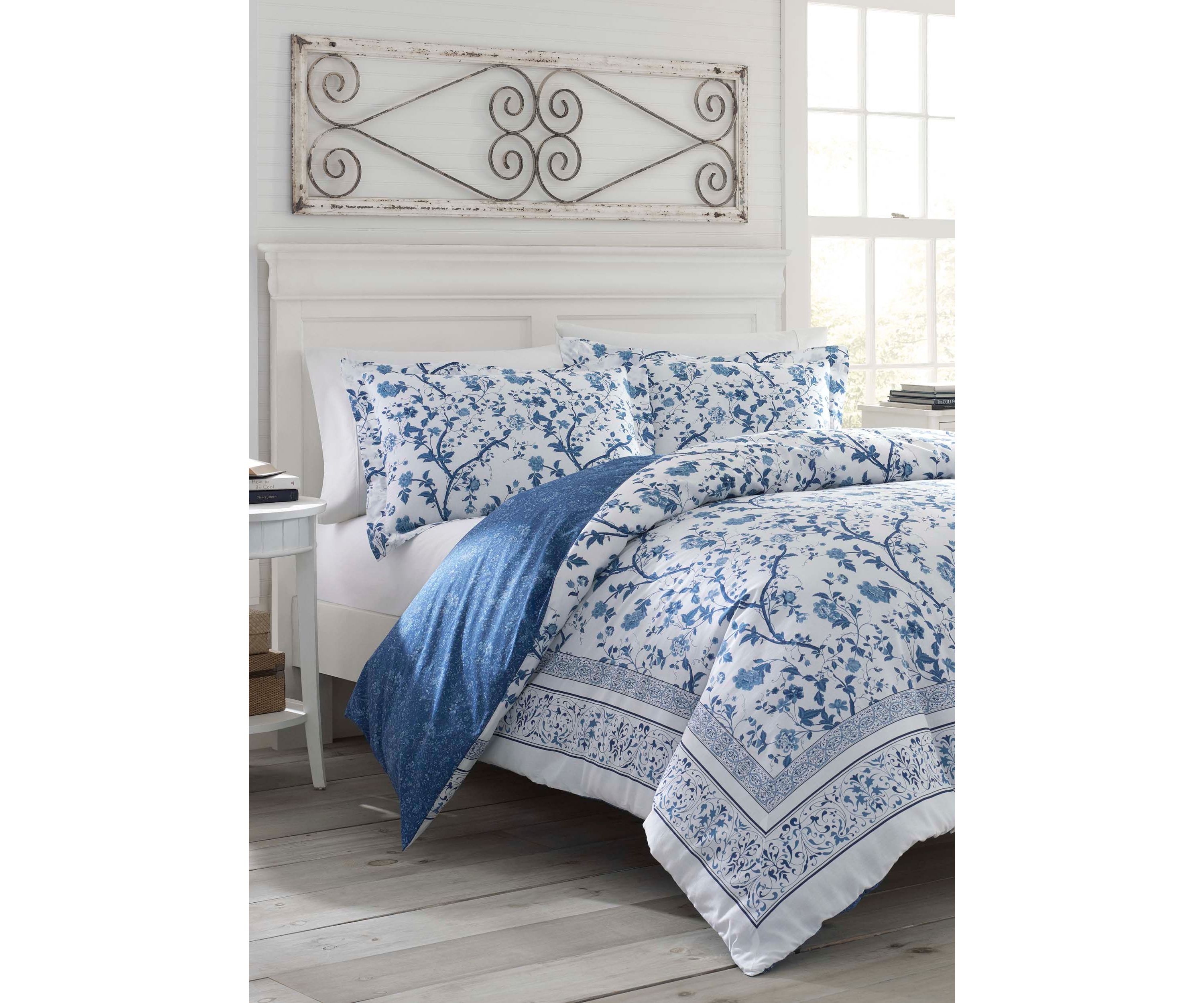 Charlotte 2-Piece Floral Cotton Duvet Cover Set