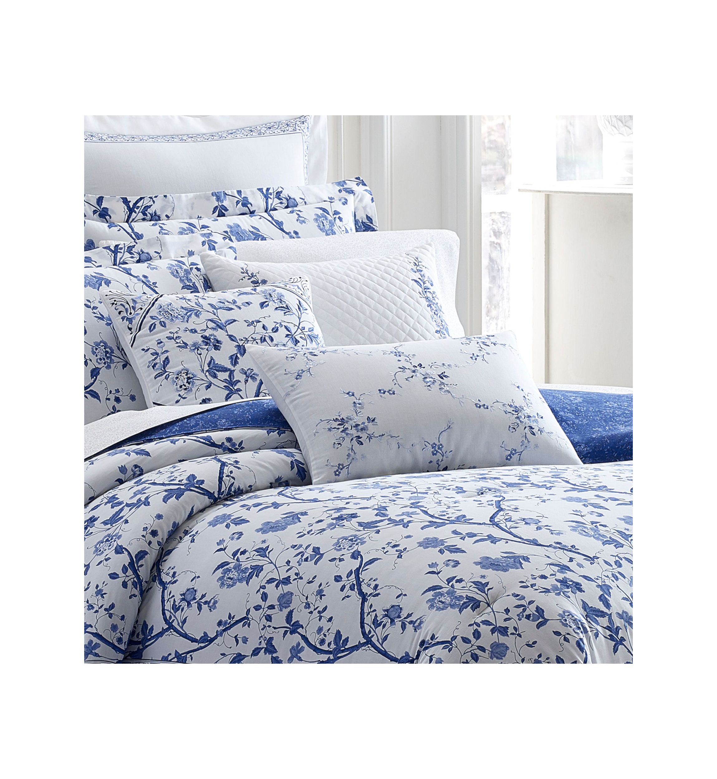 Charlotte 2-Piece Floral Cotton Duvet Cover Set