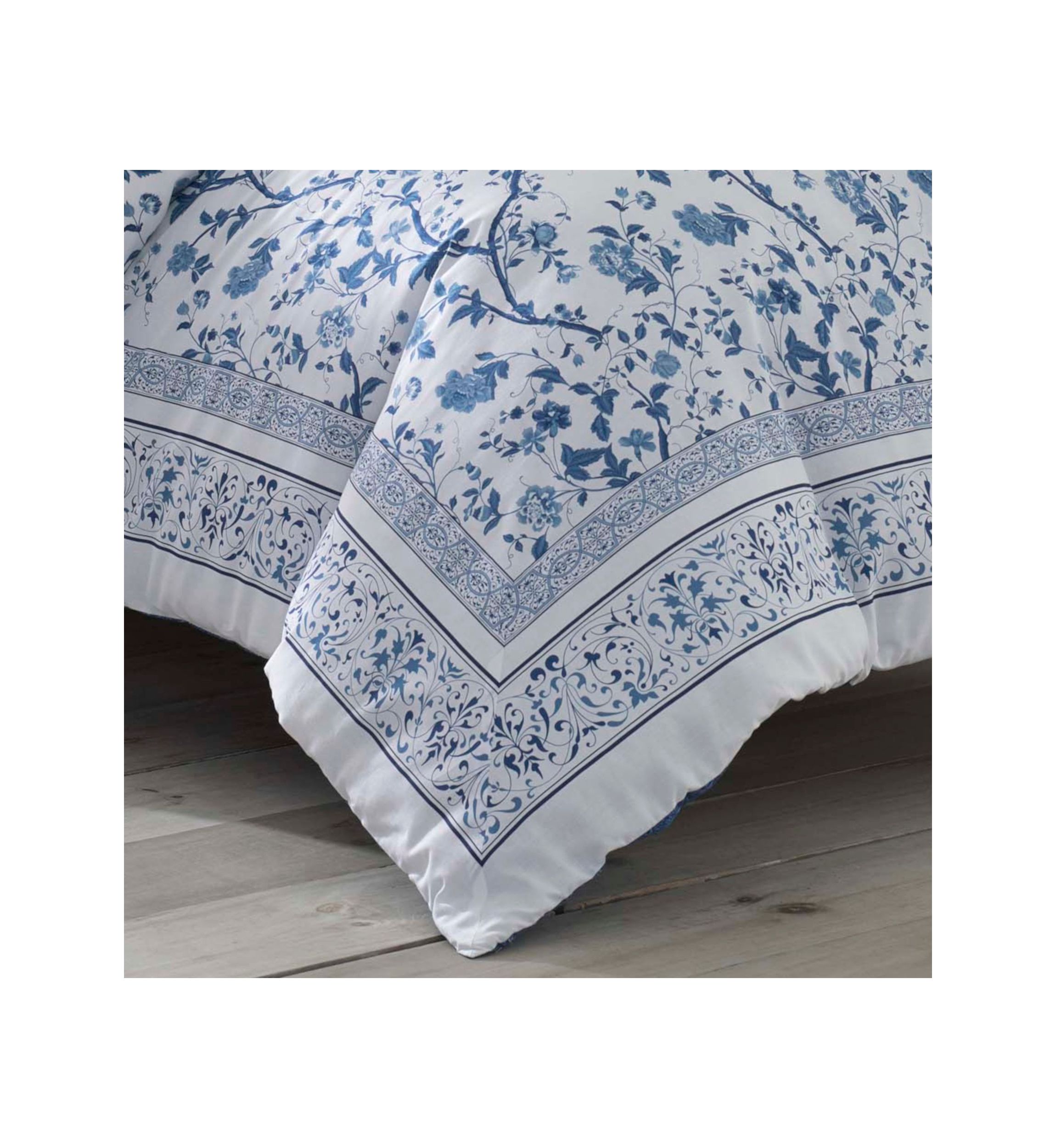 Charlotte 2-Piece Floral Cotton Duvet Cover Set