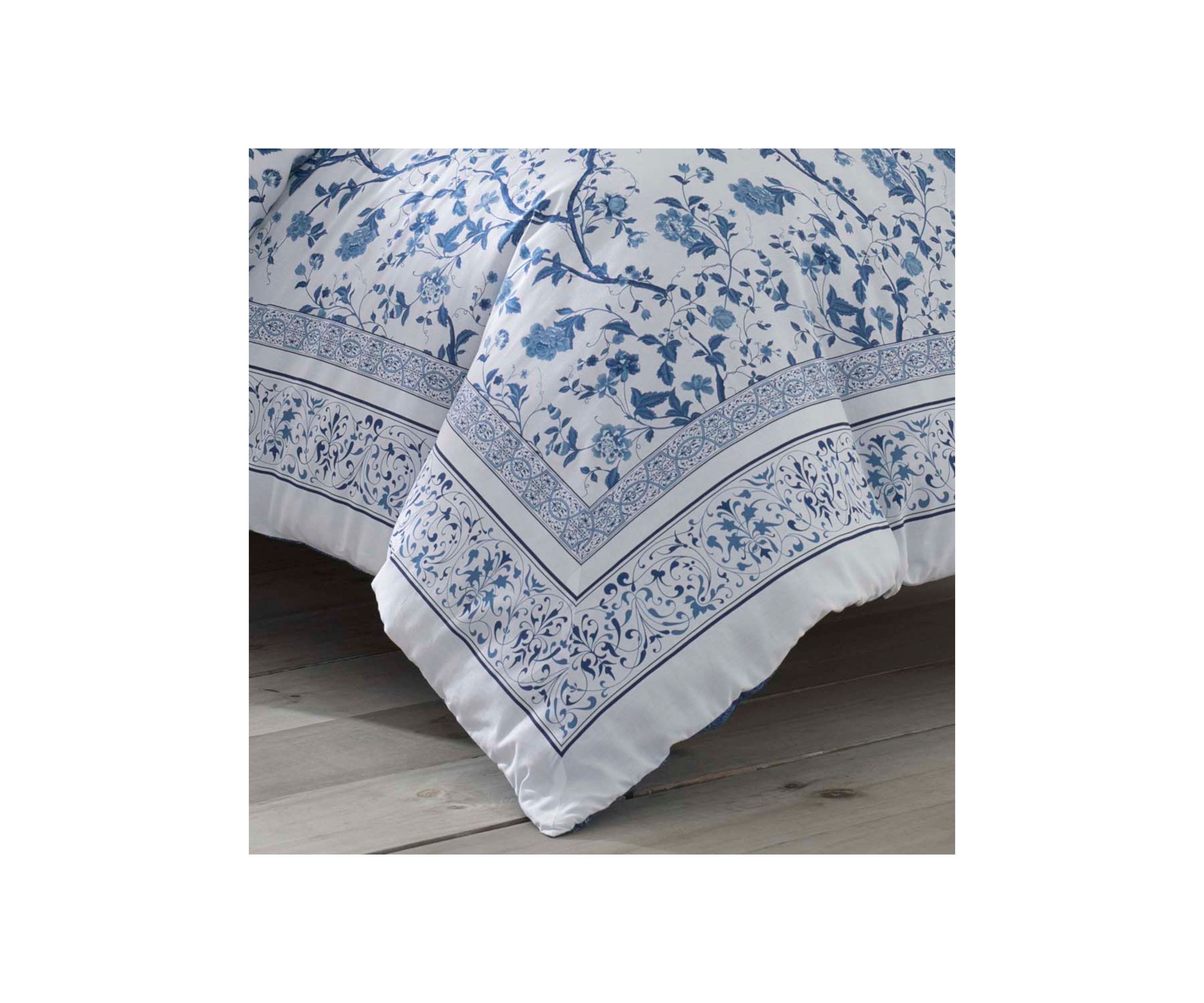 Charlotte 2-Piece Floral Cotton Duvet Cover Set