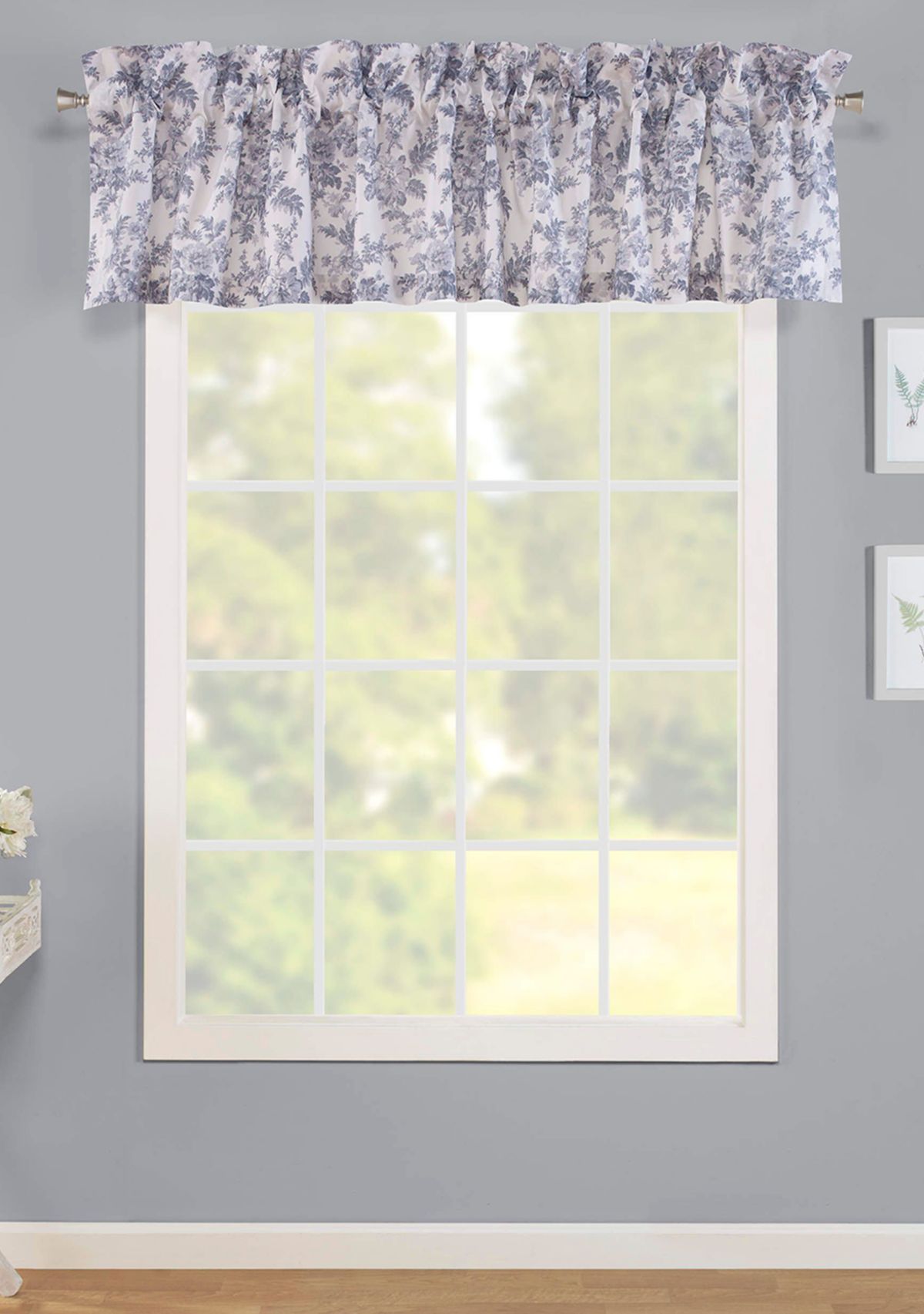 Annalise Floral Cotton Tie Up Valance