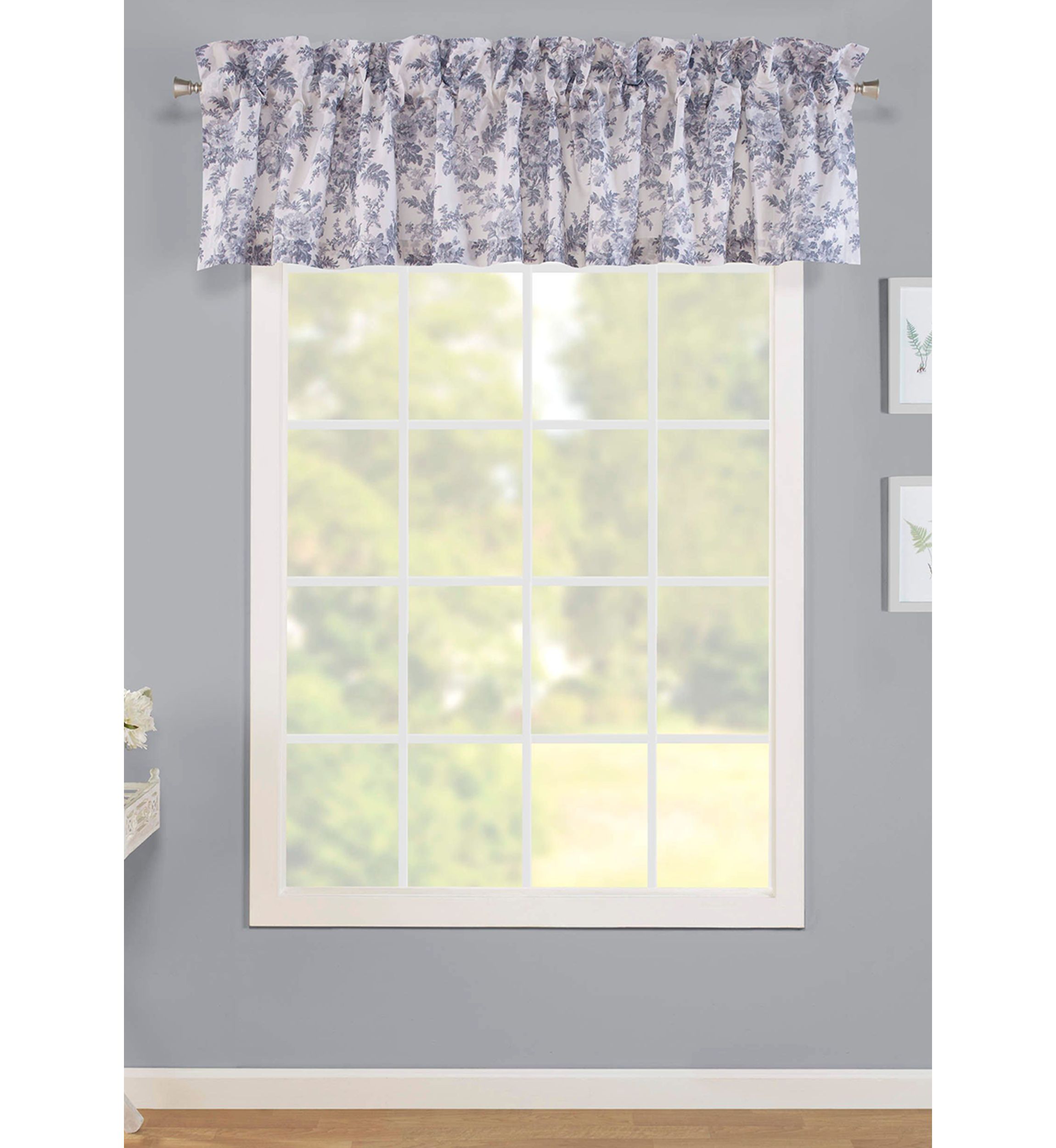 Annalise Floral Cotton Tie Up Valance