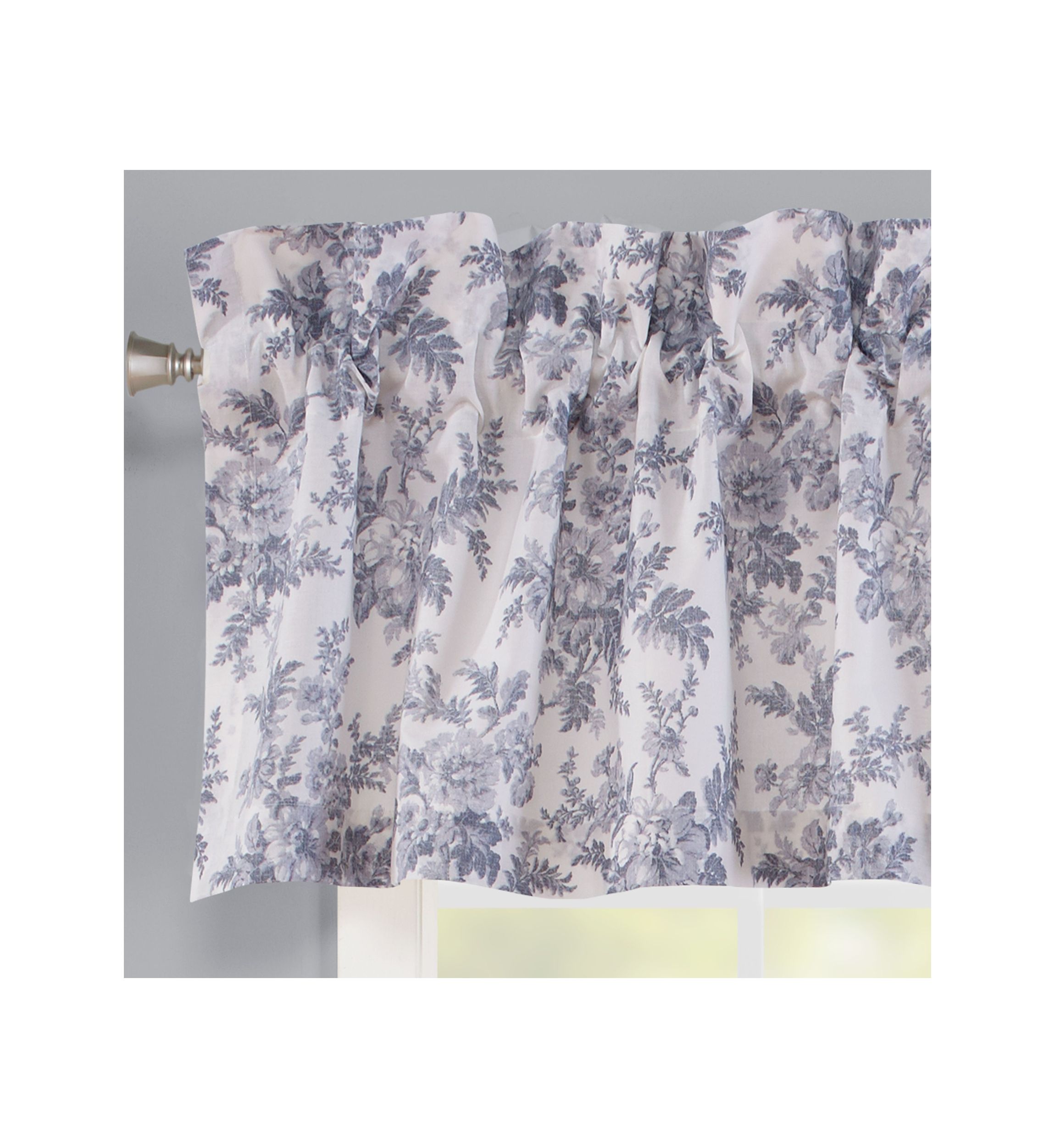 Annalise Floral Cotton Tie Up Valance