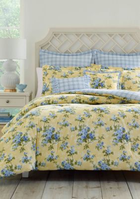 Laura Ashley Cassidy 7-Piece Floral Cotton Comforter Set