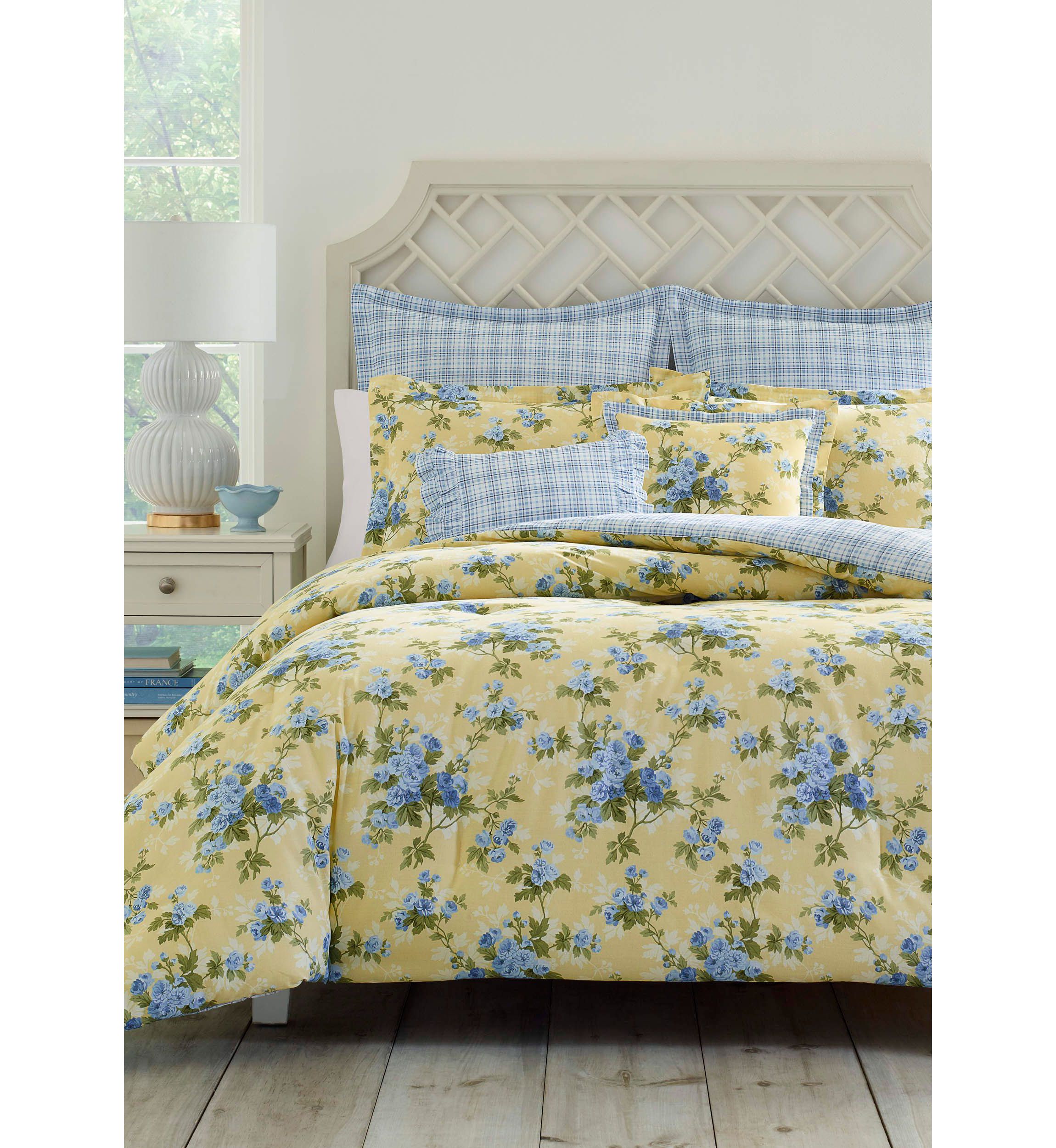 Cassidy 7-Piece Floral Cotton Comforter Set