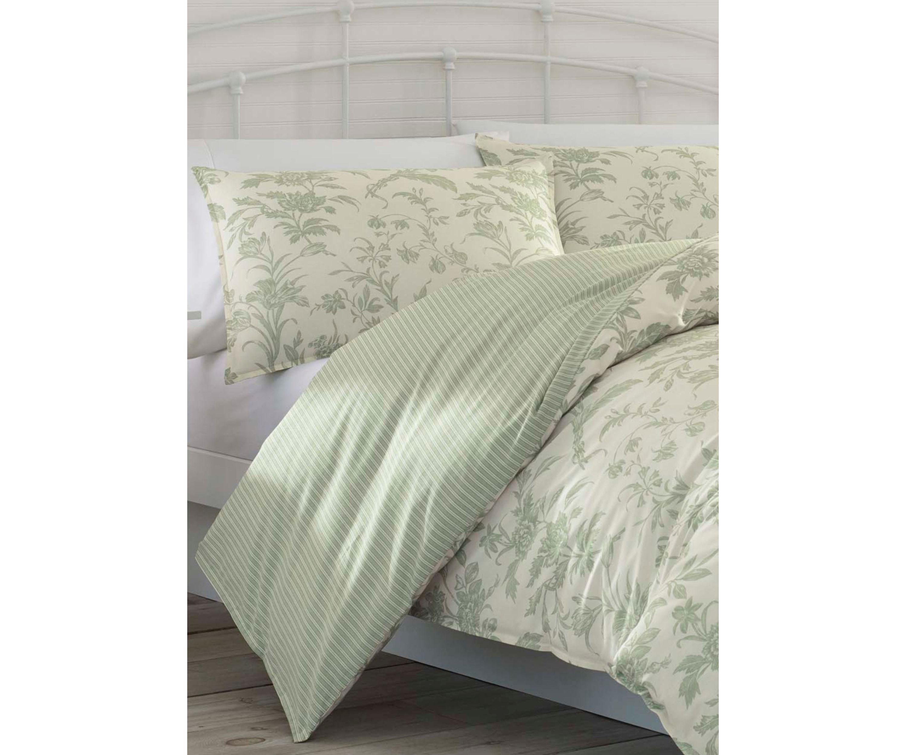 Natalie 3-Piece Floral Cotton Duvet Cover Set