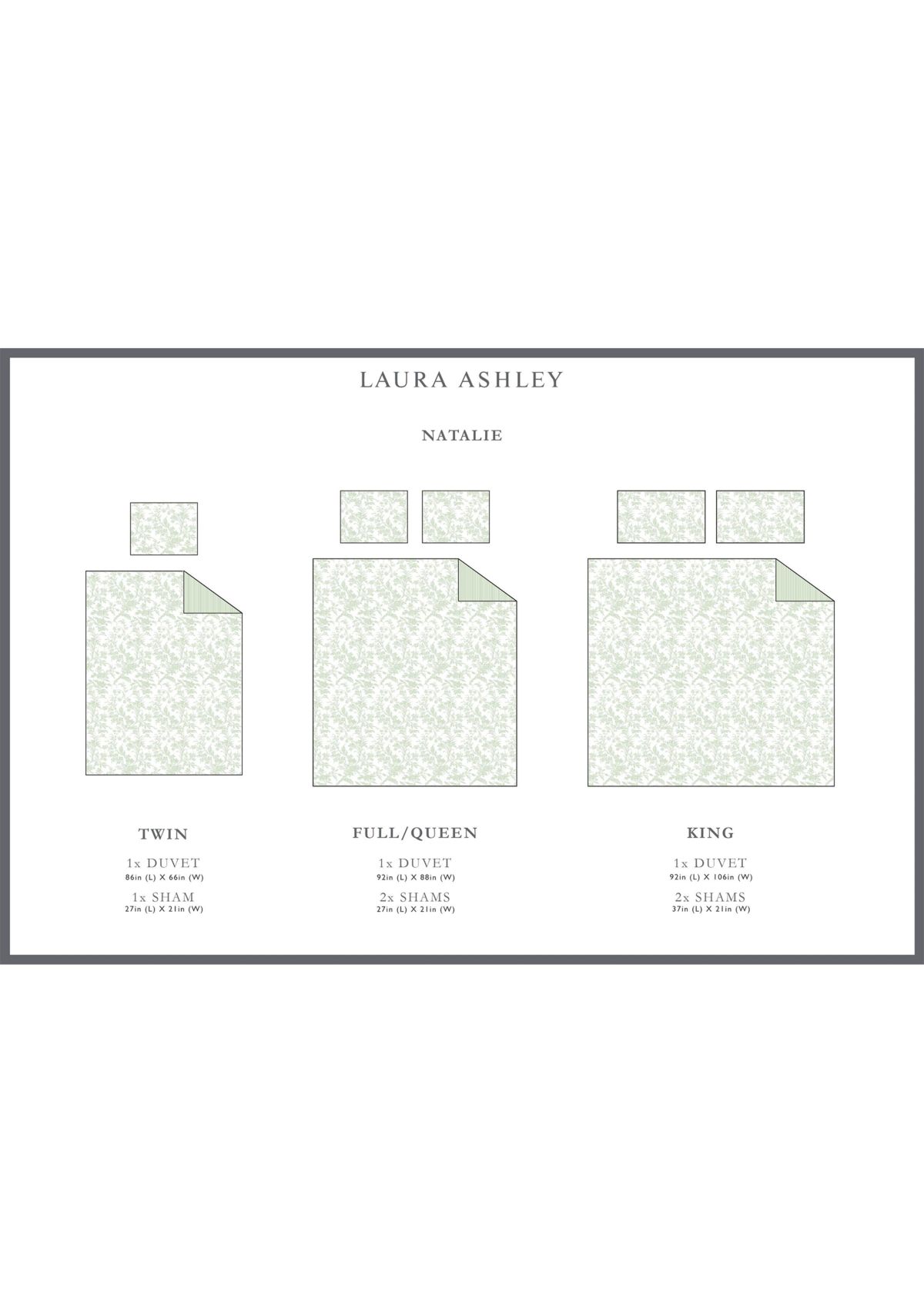 Natalie 3-Piece Floral Cotton Duvet Cover Set