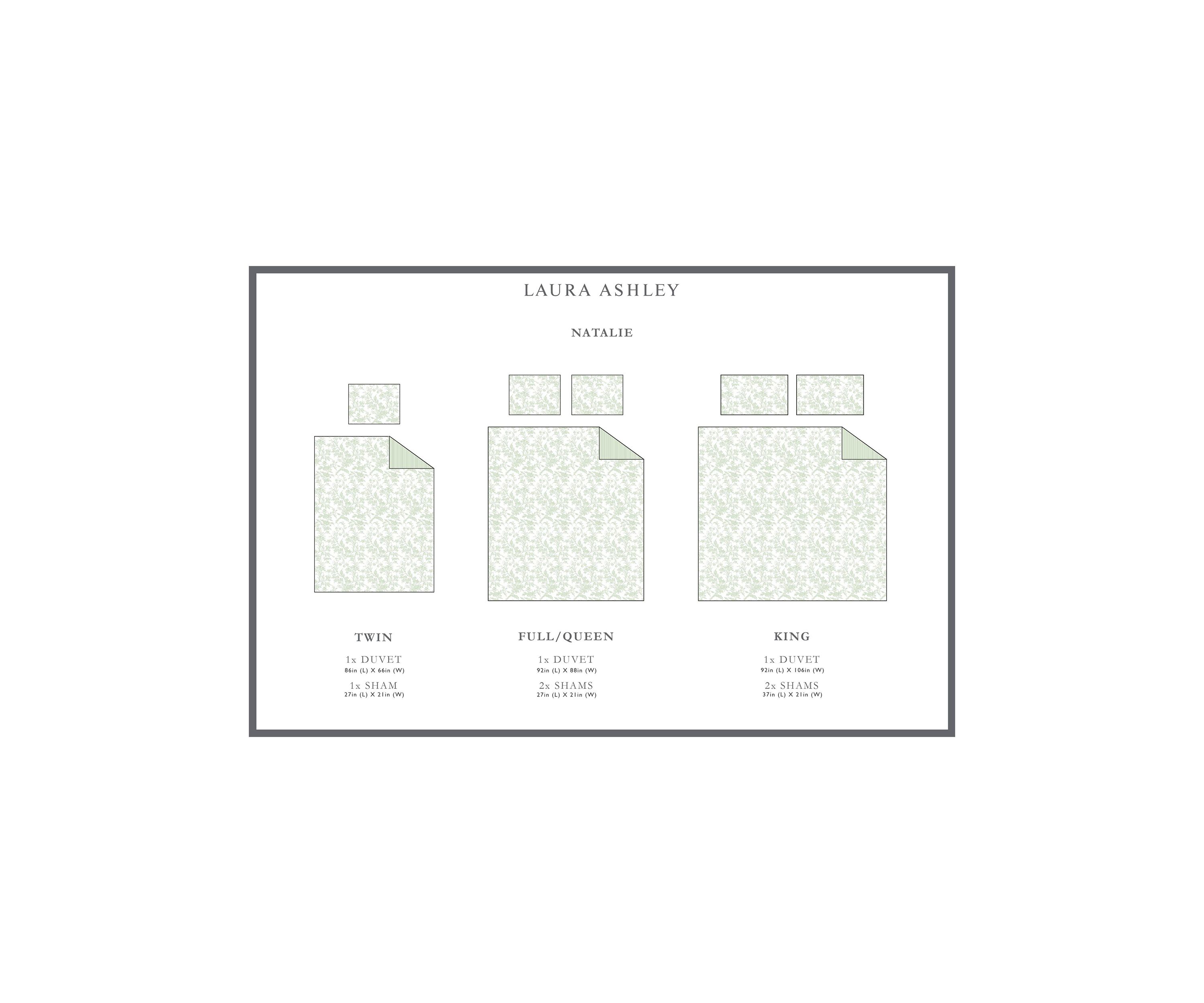 Natalie 3-Piece Floral Cotton Duvet Cover Set