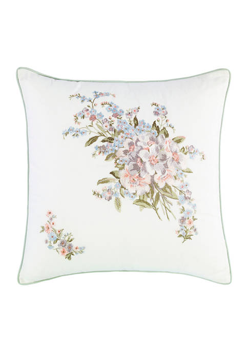 Laura Ashley Harper Floral Cotton Throw Pillow