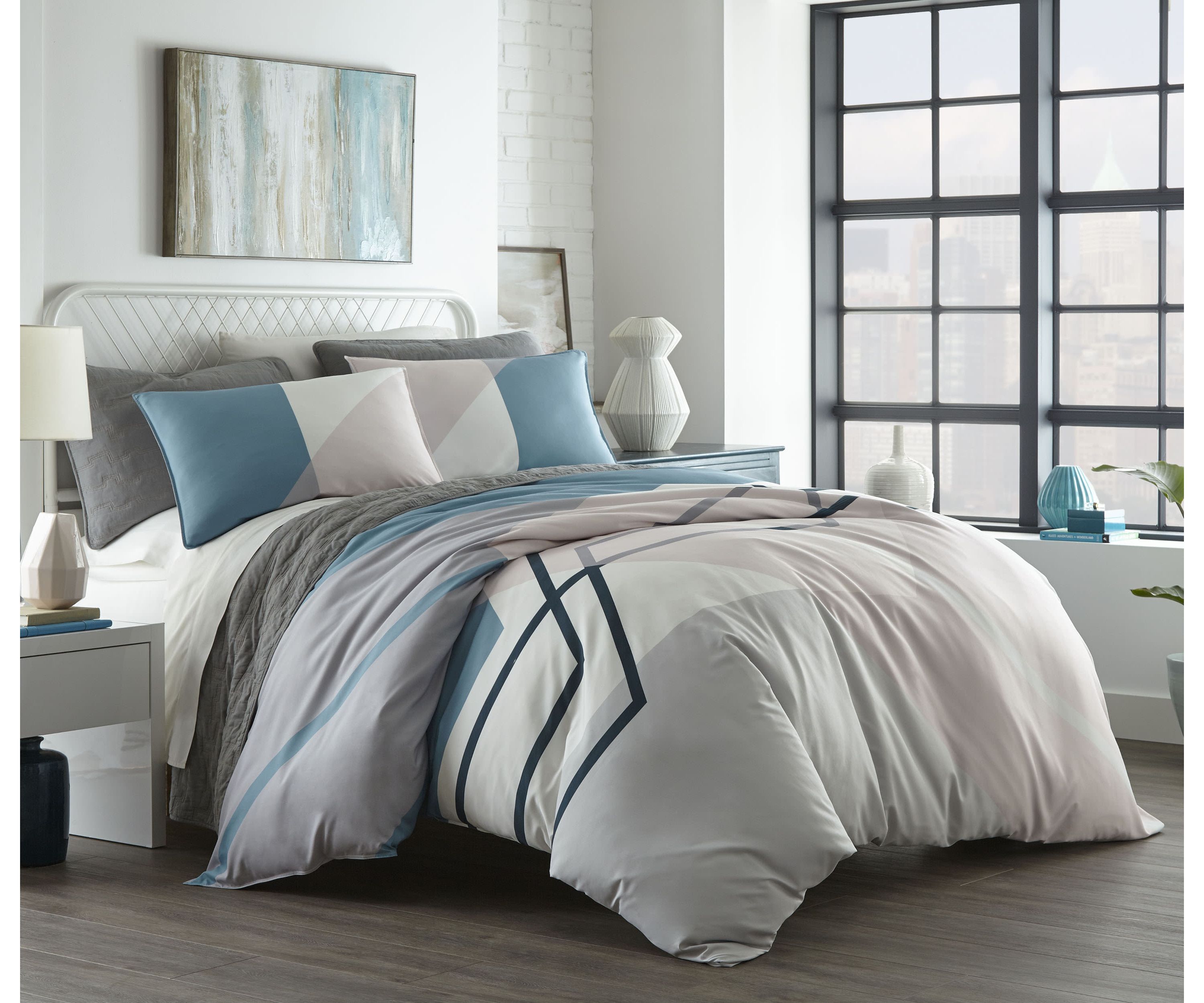 Thornton Microfiber Duvet Cover Set