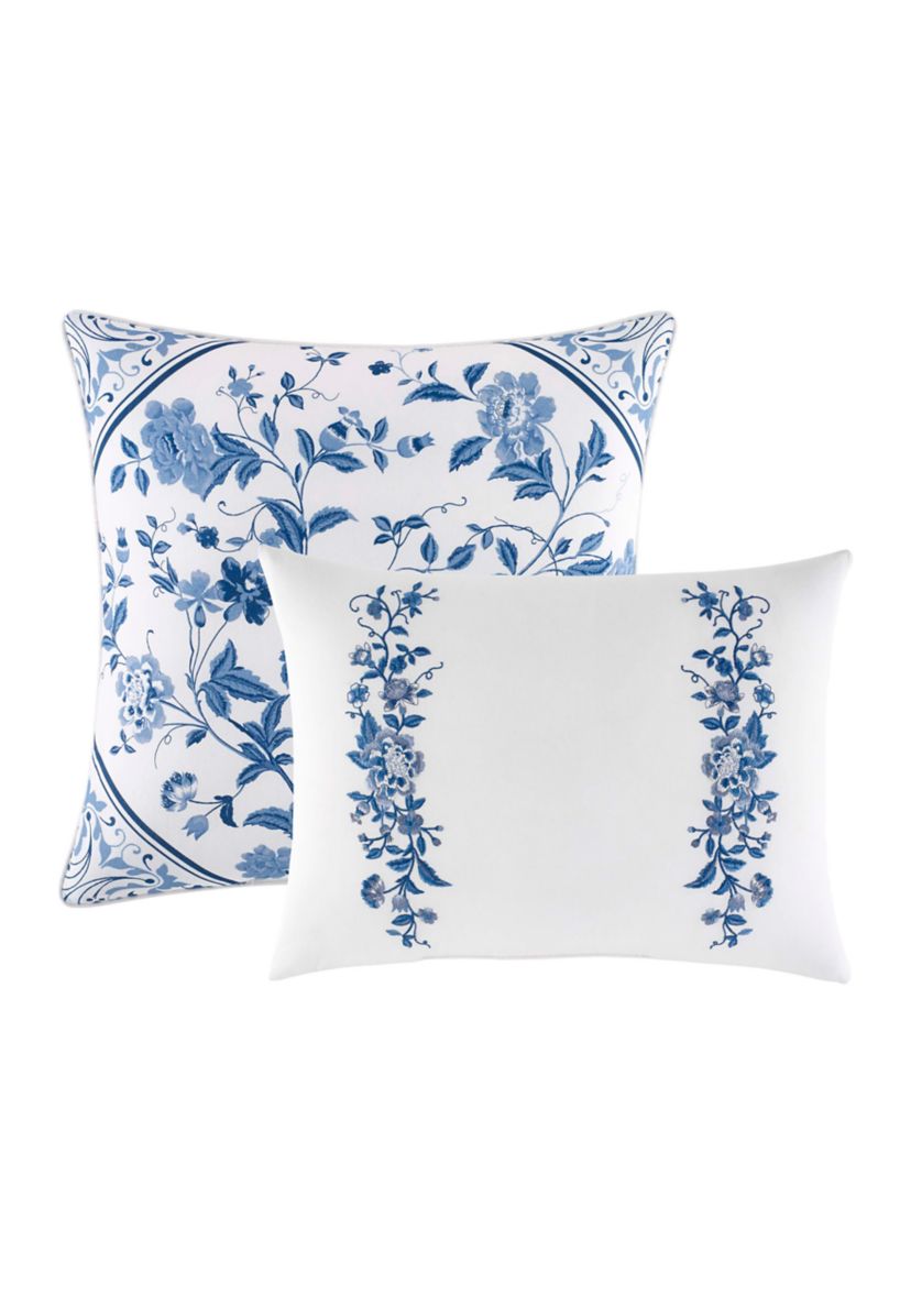 Elise 7-Piece Floral Cotton Comforter Set