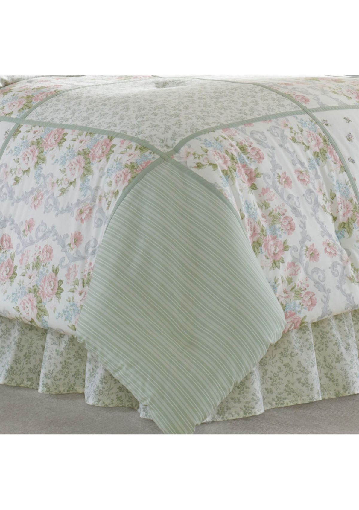 Harper 4-Piece Floral Cotton Comforter Set