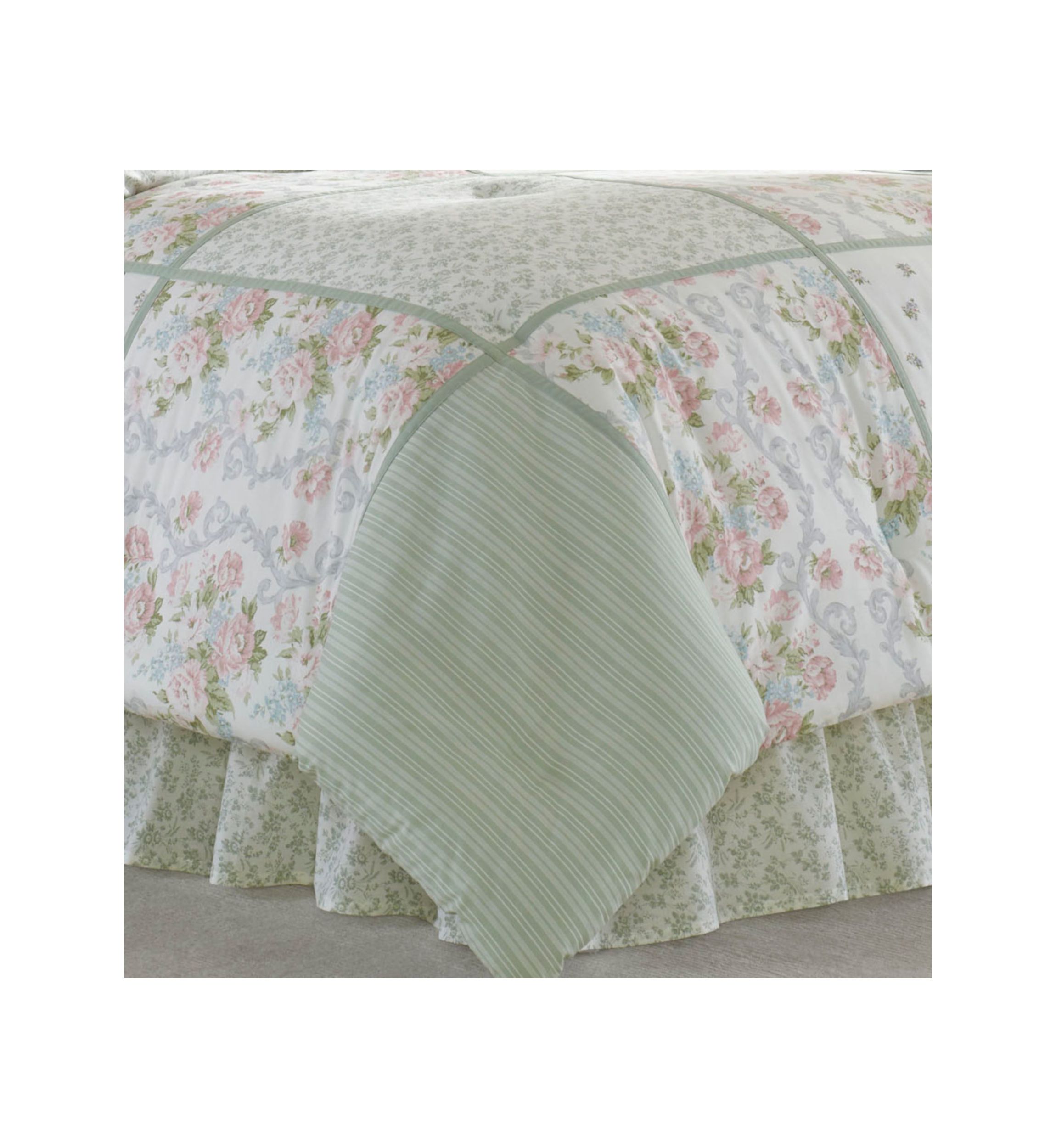 Harper 4-Piece Floral Cotton Comforter Set