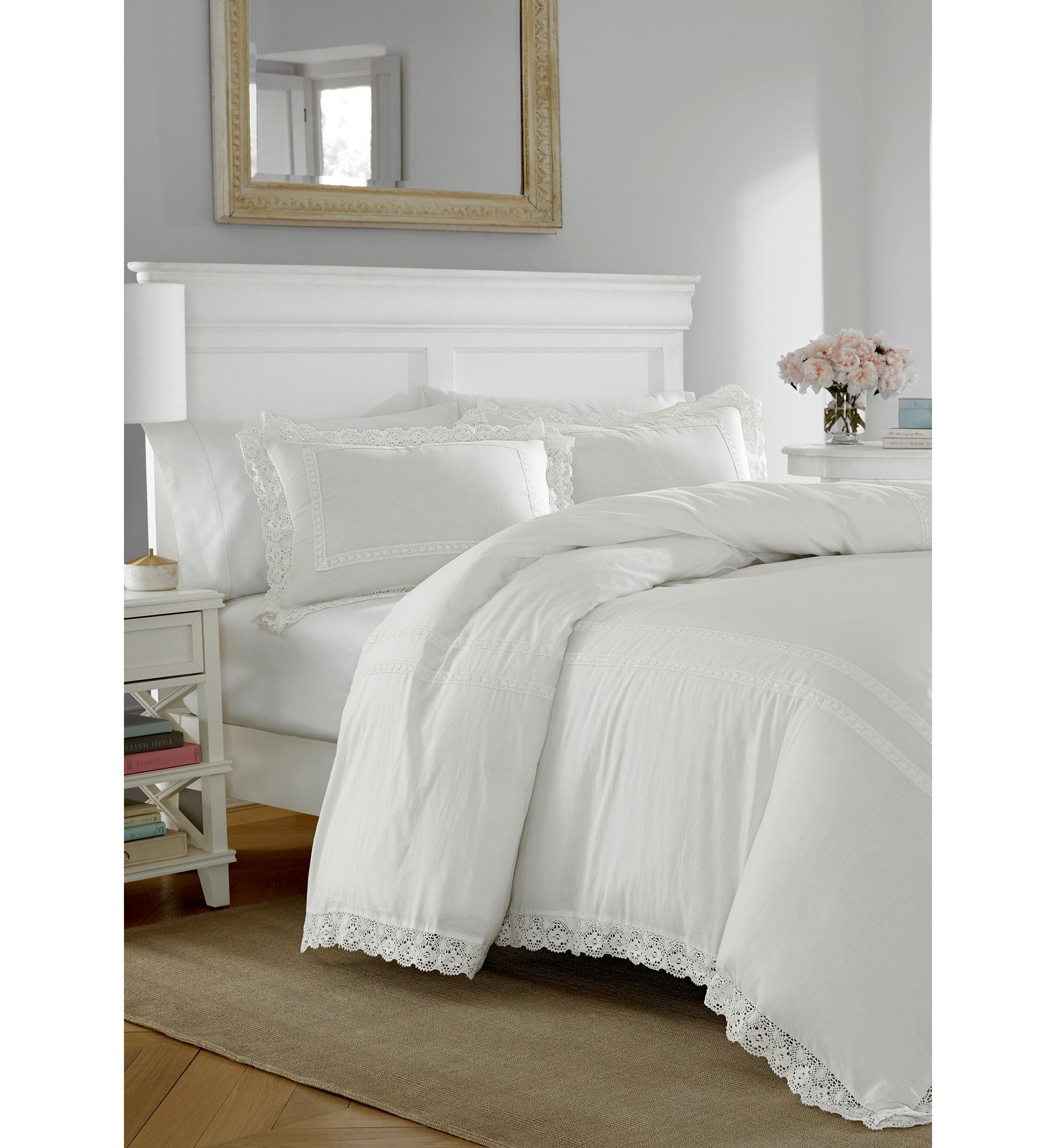 Annabella 3-Piece Solid Cotton Comforter Set
