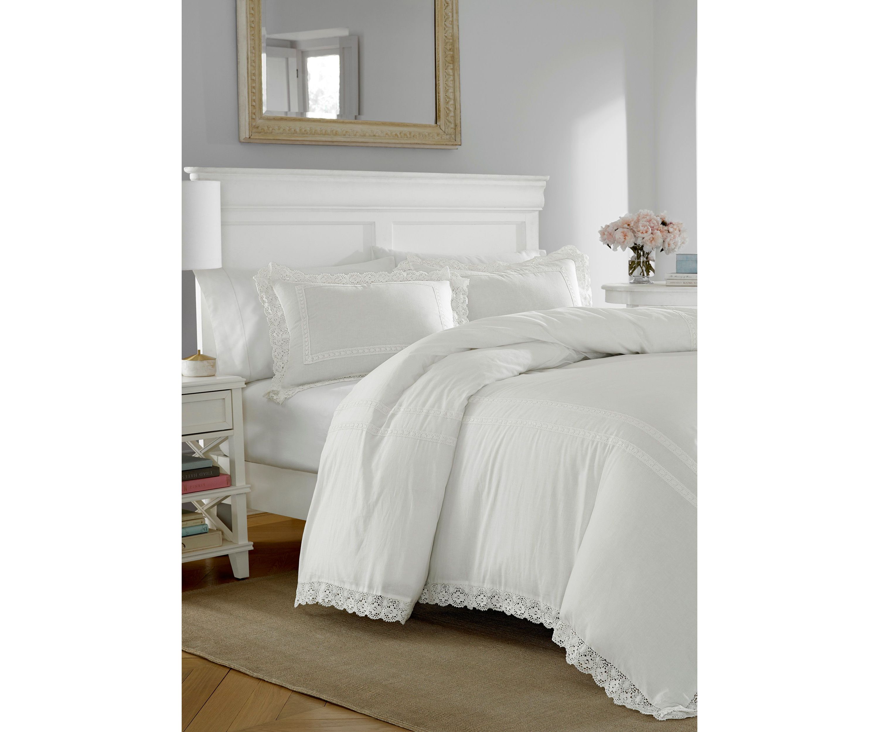 Annabella 2-Piece Solid Cotton Comforter Set