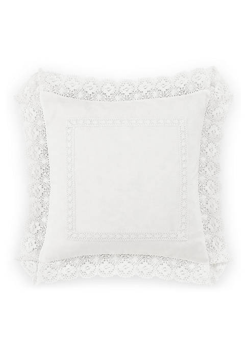 Laura Ashley Annabella Solid Cotton Throw Pillow