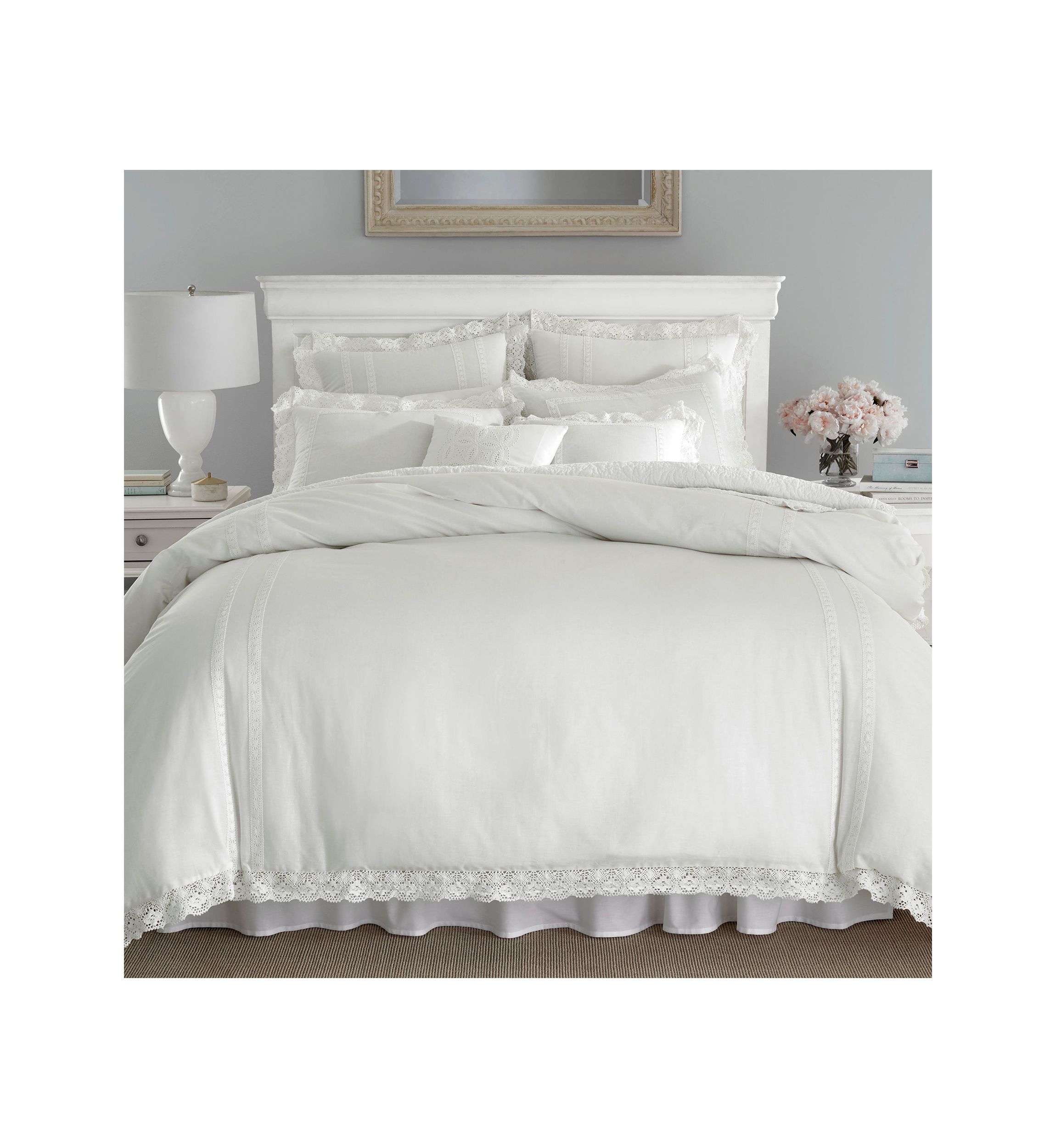 Annabella Solid Cotton Throw Pillow