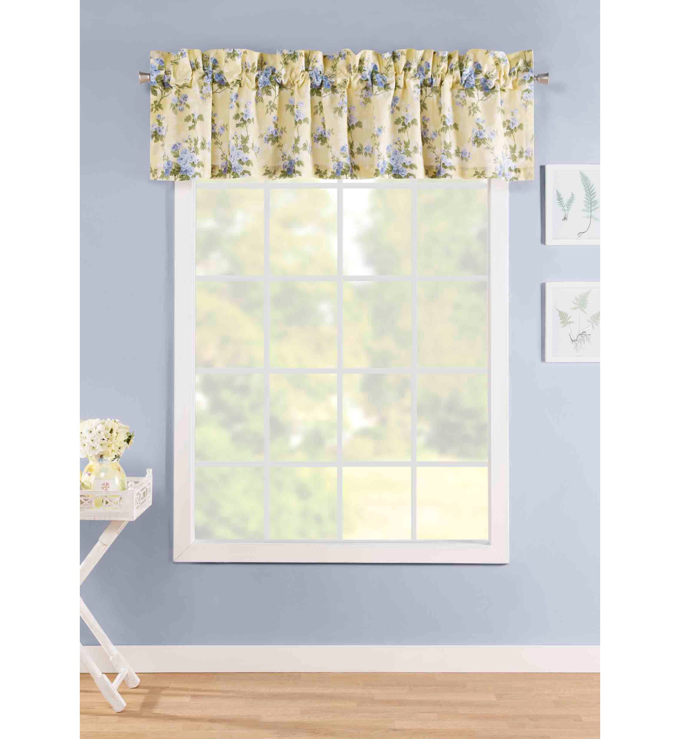 Cassidy Floral Cotton Tie Up Valance