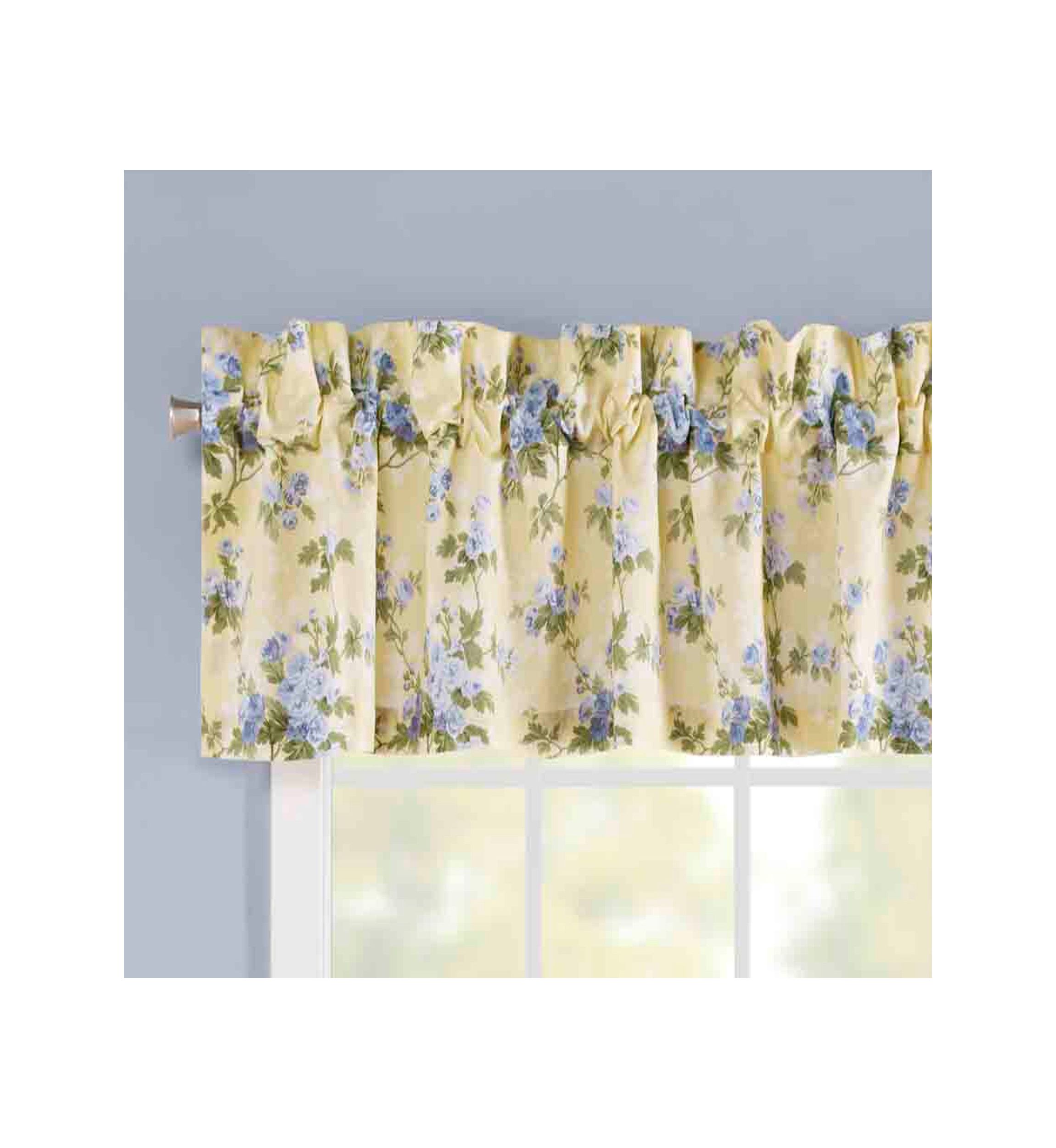 Cassidy Floral Cotton Tie Up Valance