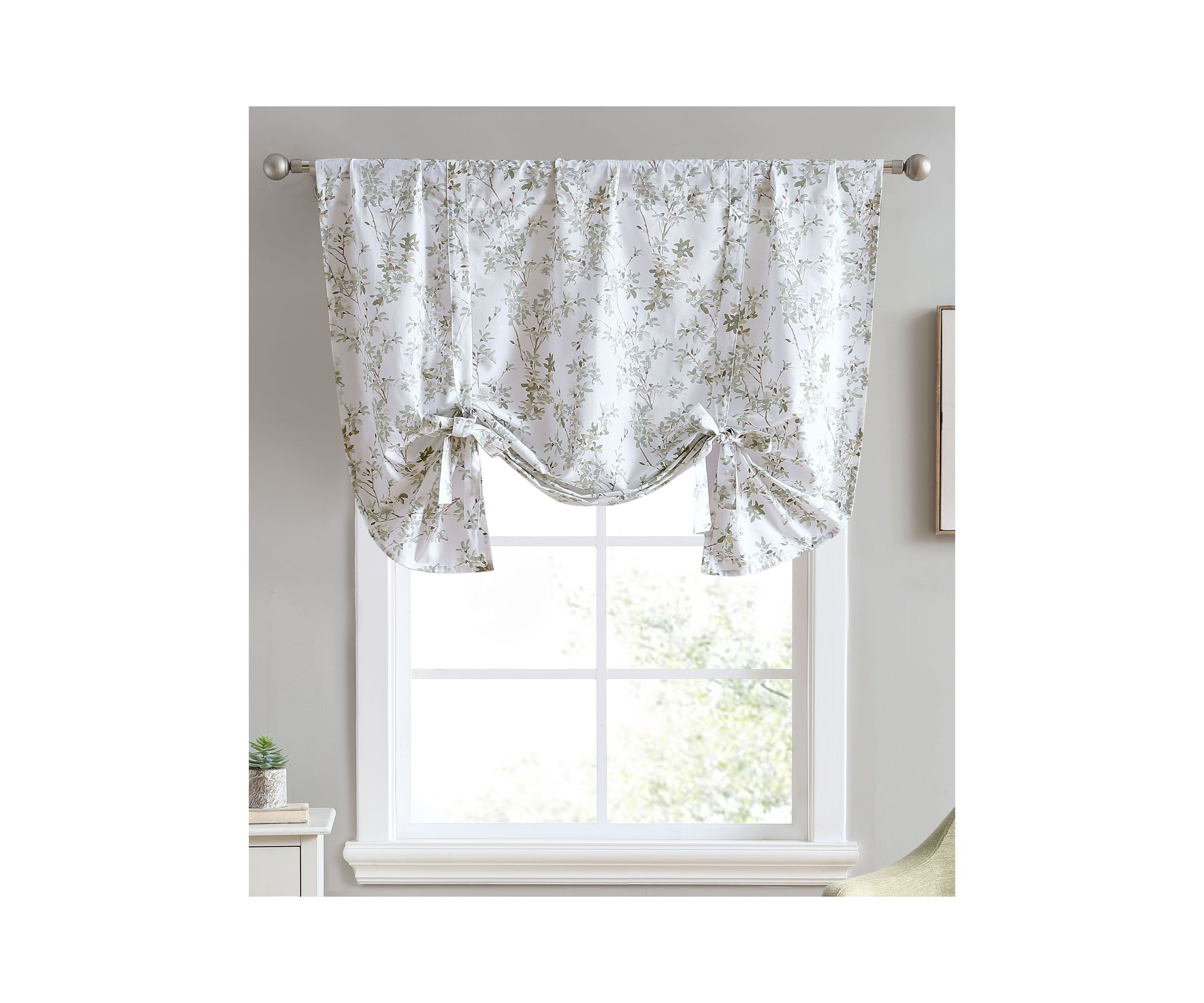 Lindy Floral Cotton Valance
