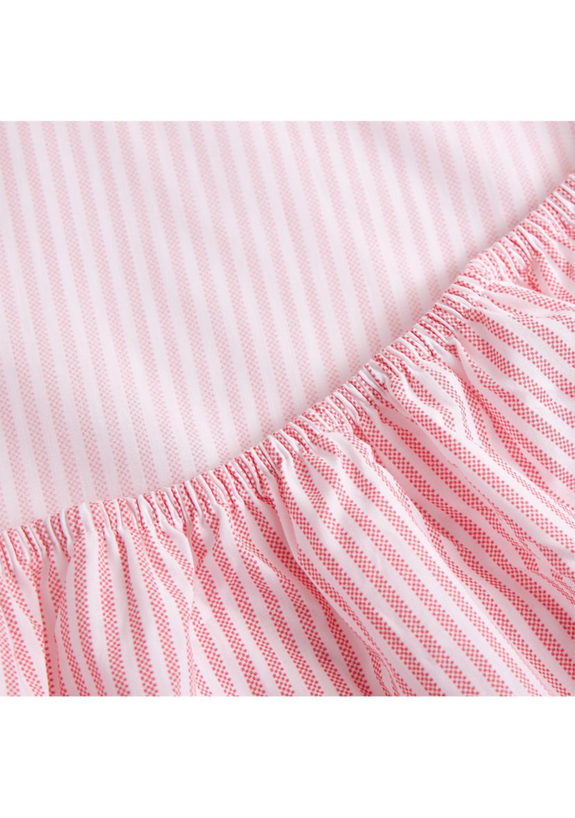 Oxford Stripe 3-Piece Cotton Sheet Set