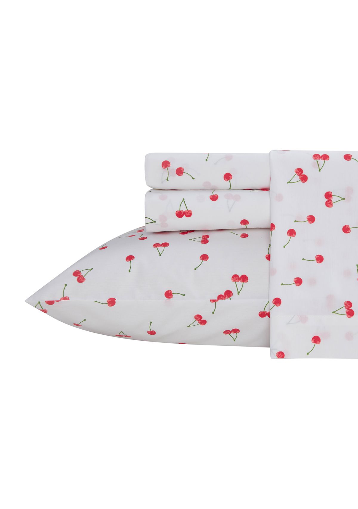 Cherries 3-Piece Cotton Sheet Set