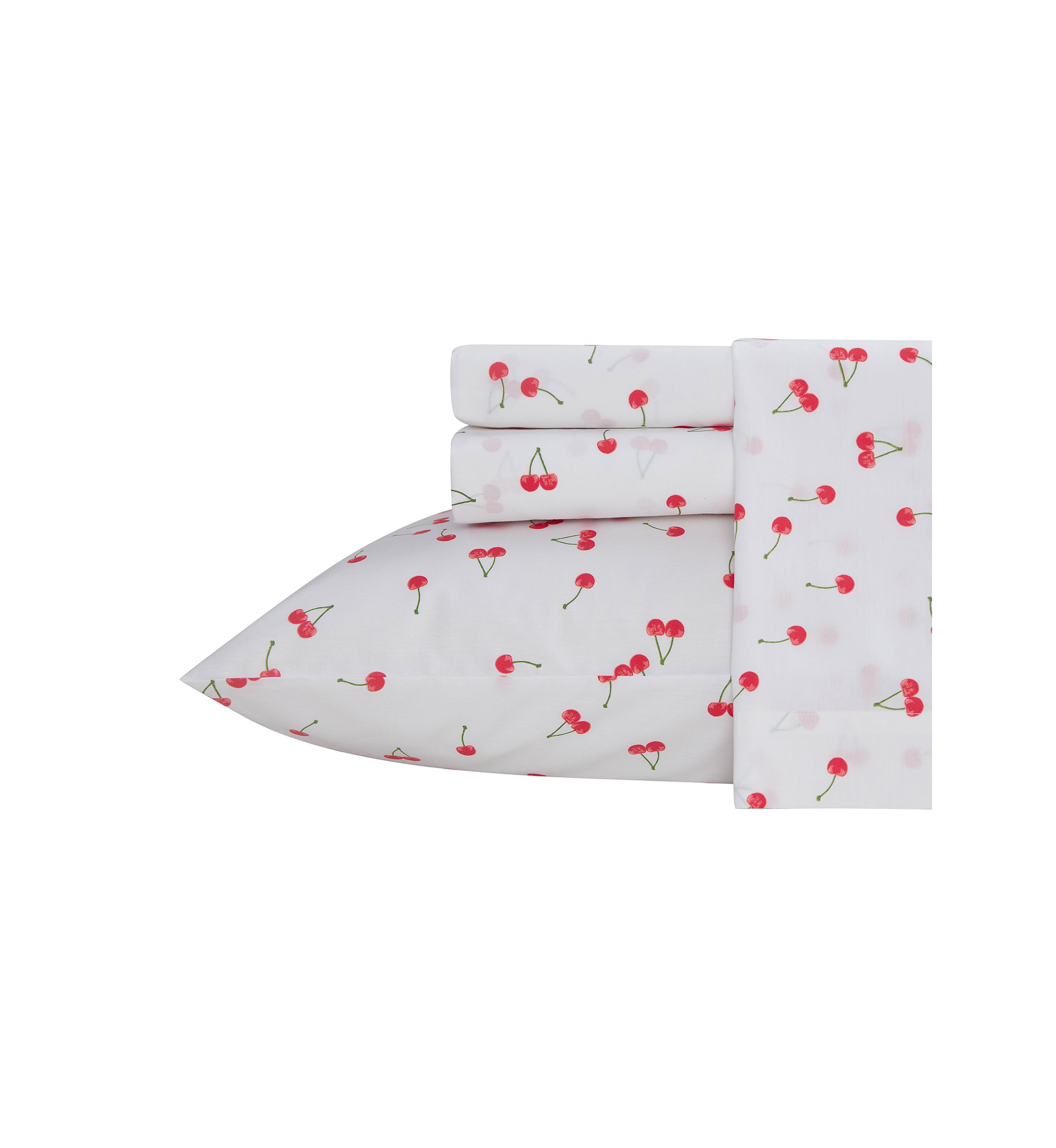 Cherries 3-Piece Cotton Sheet Set