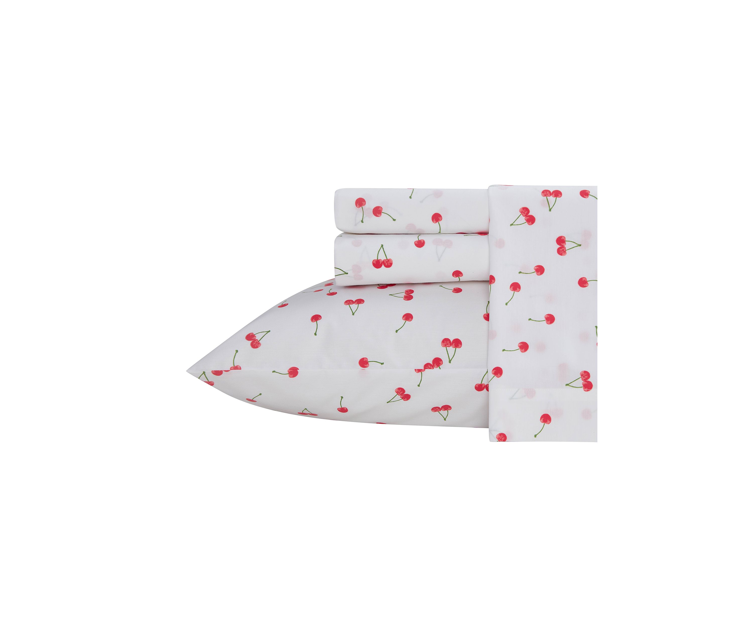 Cherries 3-Piece Cotton Sheet Set