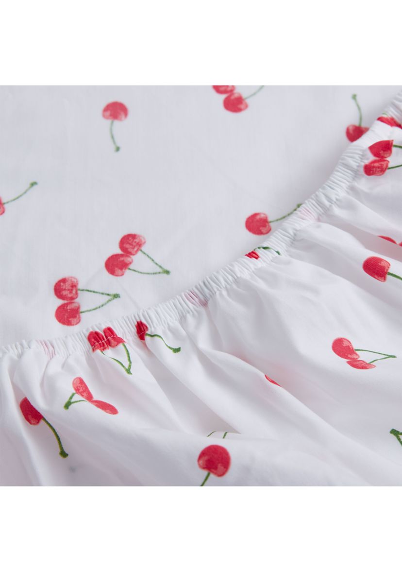 Cherries 3-Piece Cotton Sheet Set
