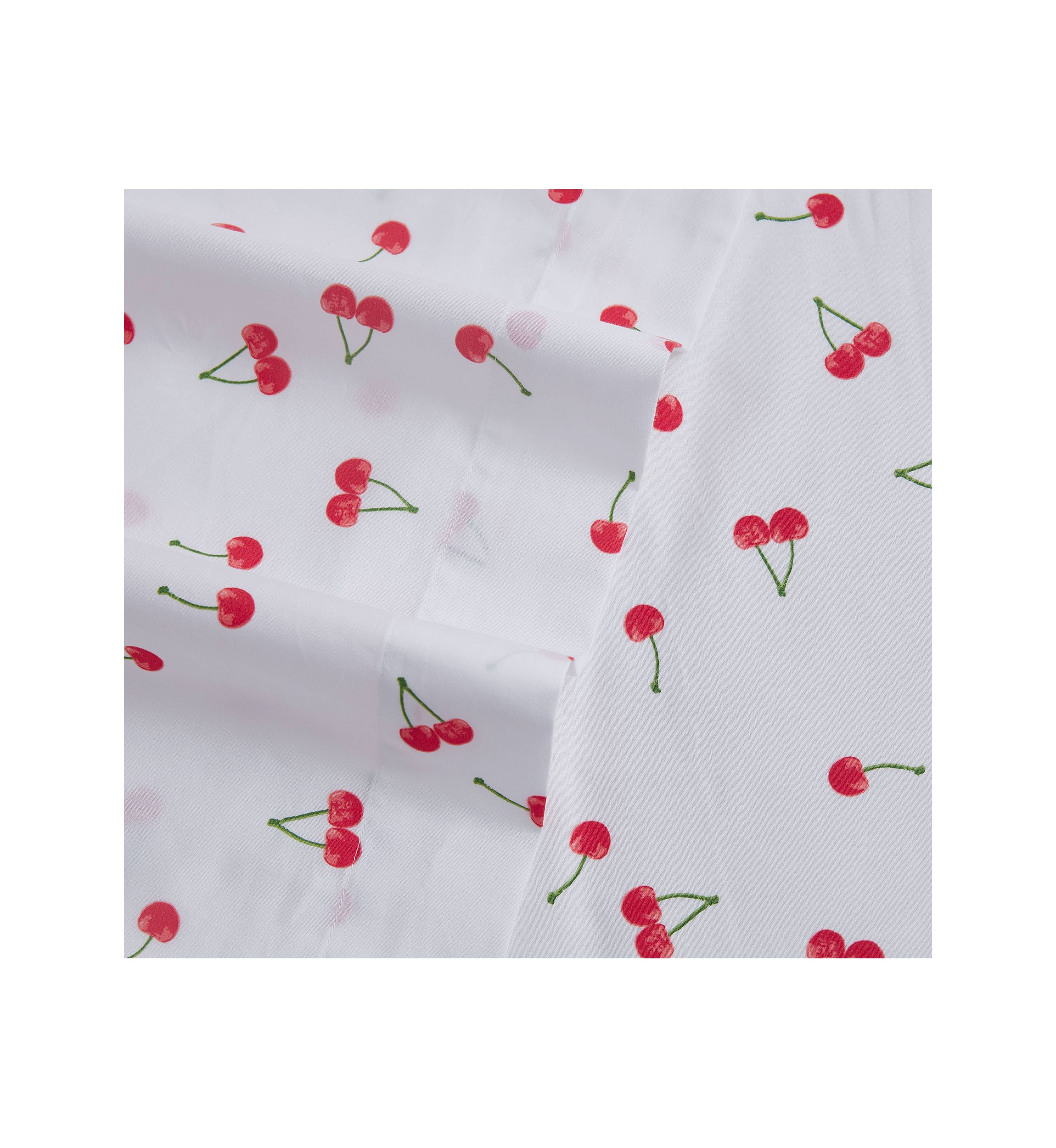 Cherries 3-Piece Cotton Sheet Set