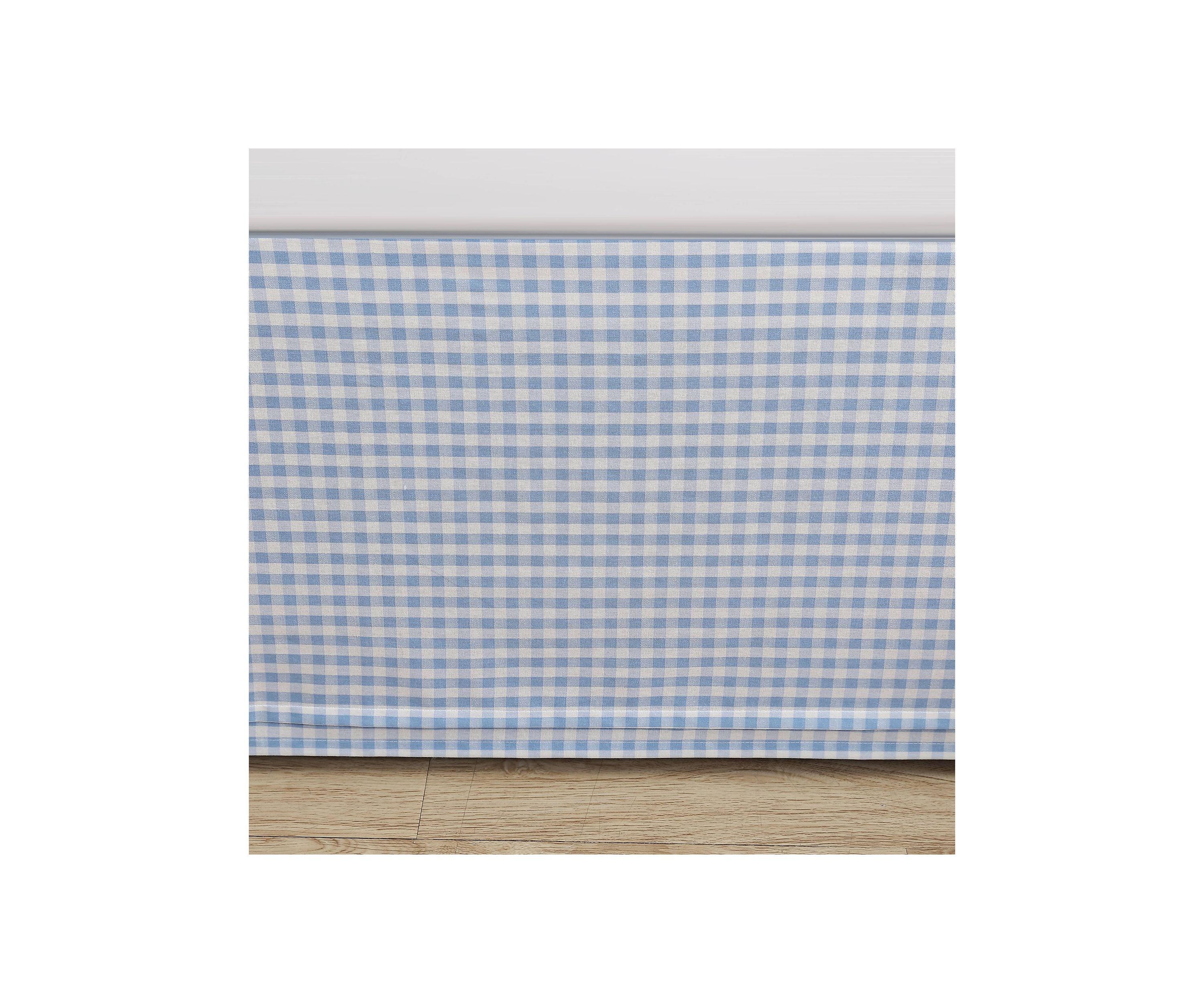 Hedy Corner Ties 1-Piece Cotton Bedskirt