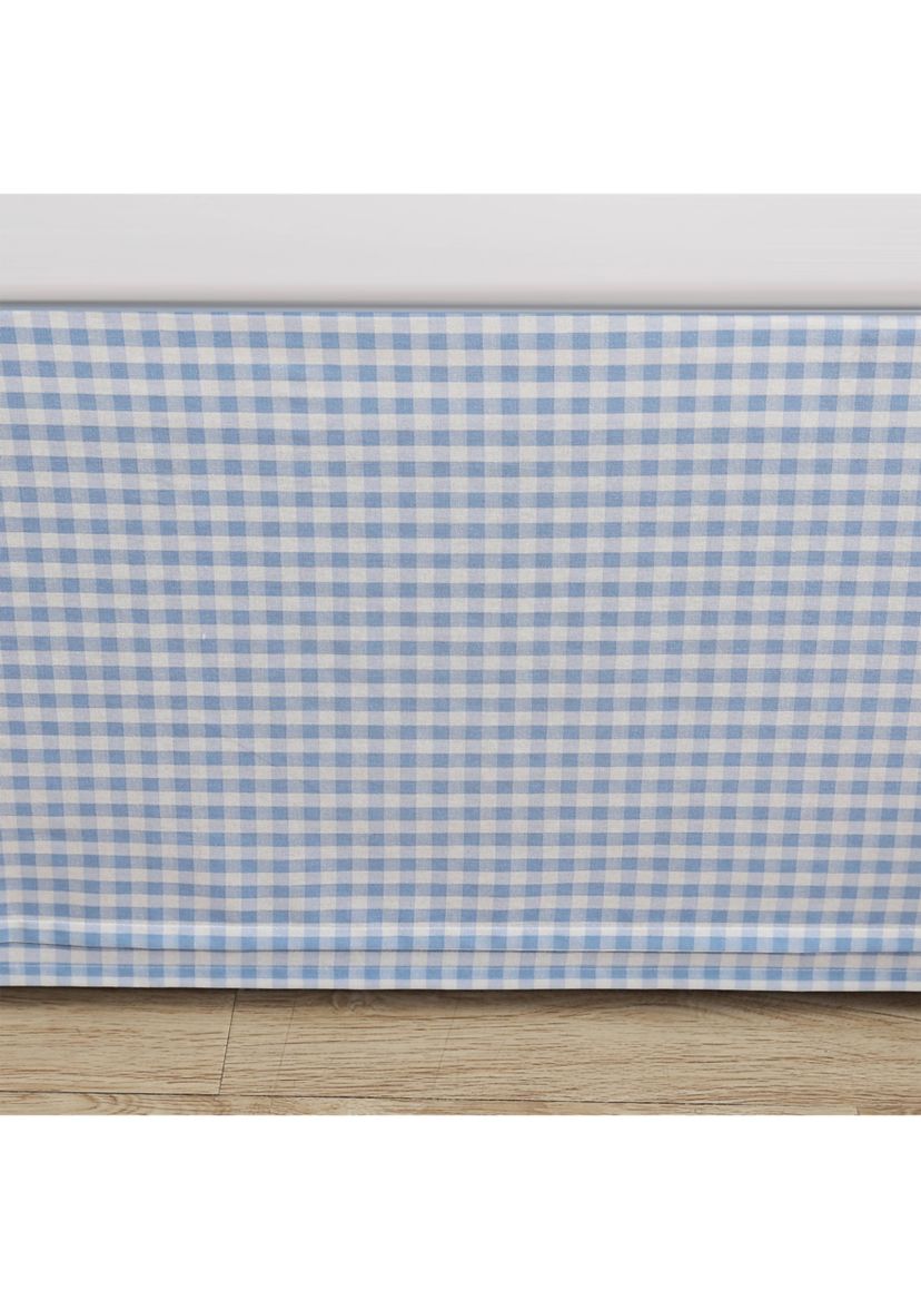 Hedy Corner Ties 1-Piece Cotton Bedskirt