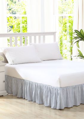 Classics Tic Stripe 1-Piece Cotton Bedskirt